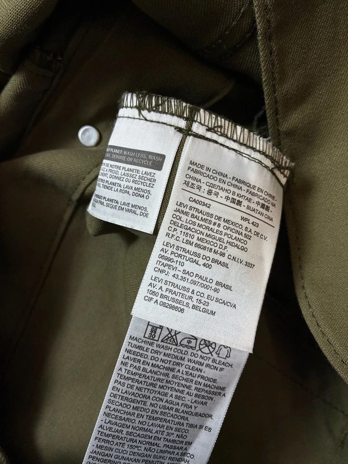 리바이스 밀리터리 워크 커뮤터 자켓 PN9413 상품이미지9