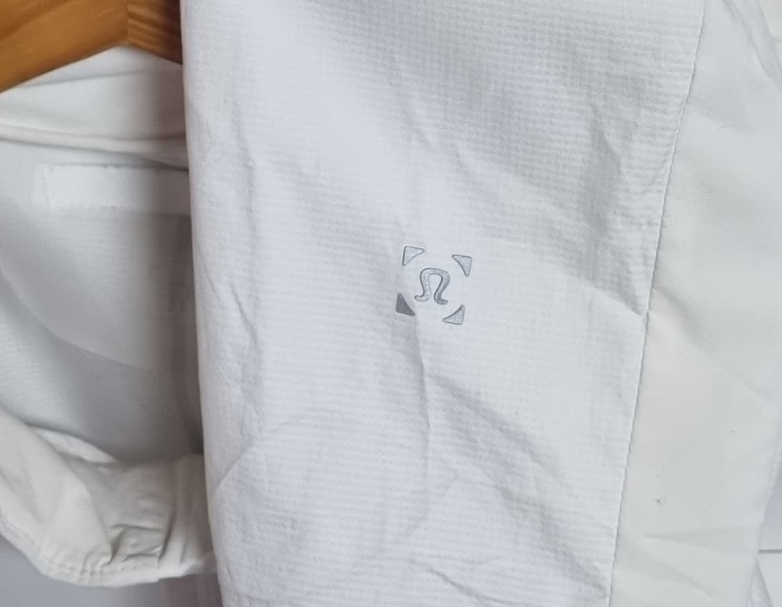 M (66) 룰루레몬 화이트 기능성 바람막이 집업 상품이미지2