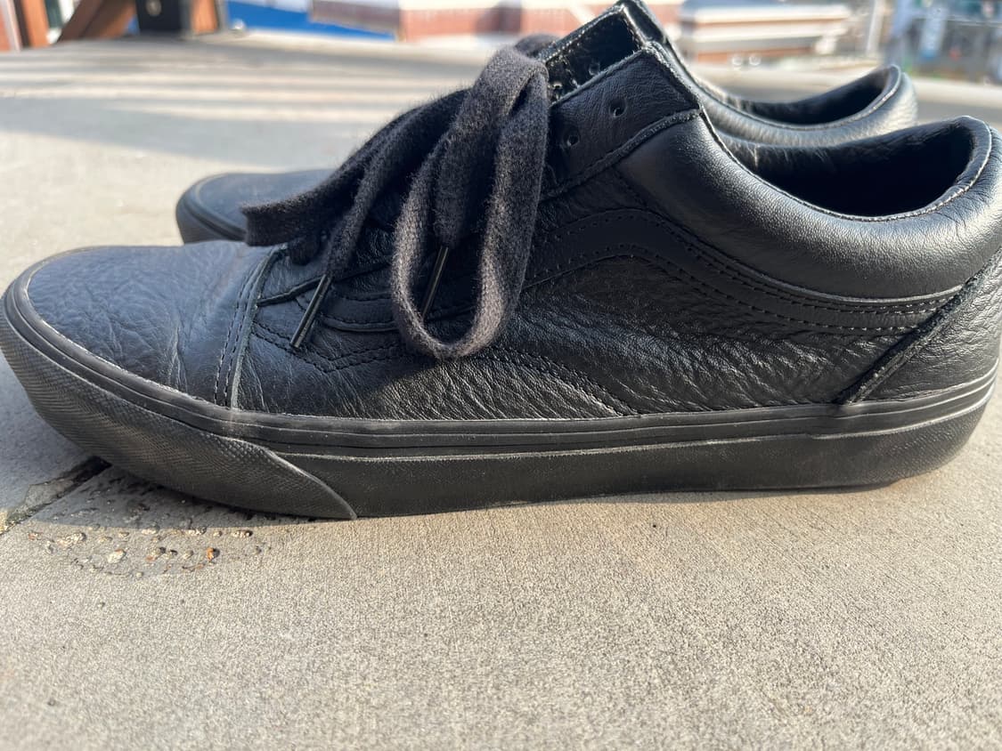 반스 올드스쿨 레더 블랙 280 상품이미지4