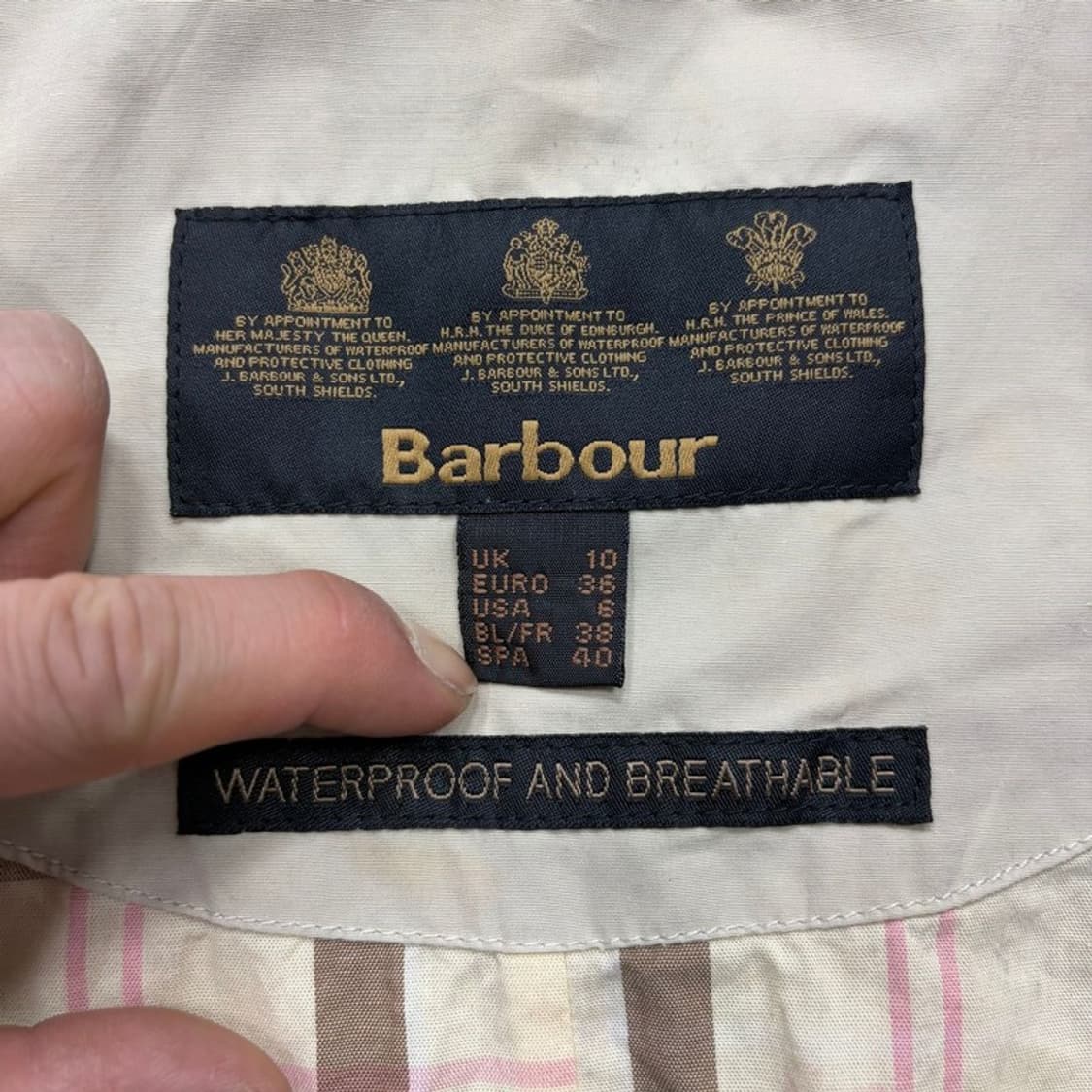 바버 브레더블 워크 헌팅자켓 v2295 상품이미지9