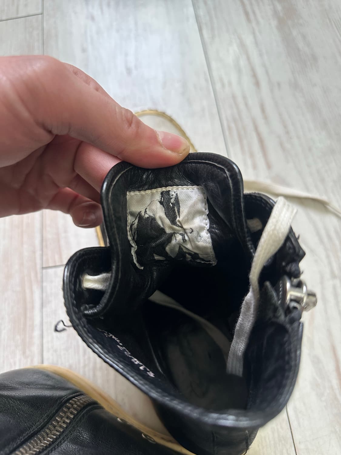 릭오웬스 13FW 컨버스 라몬즈 하이 LPO 릭컨 38 상품이미지6