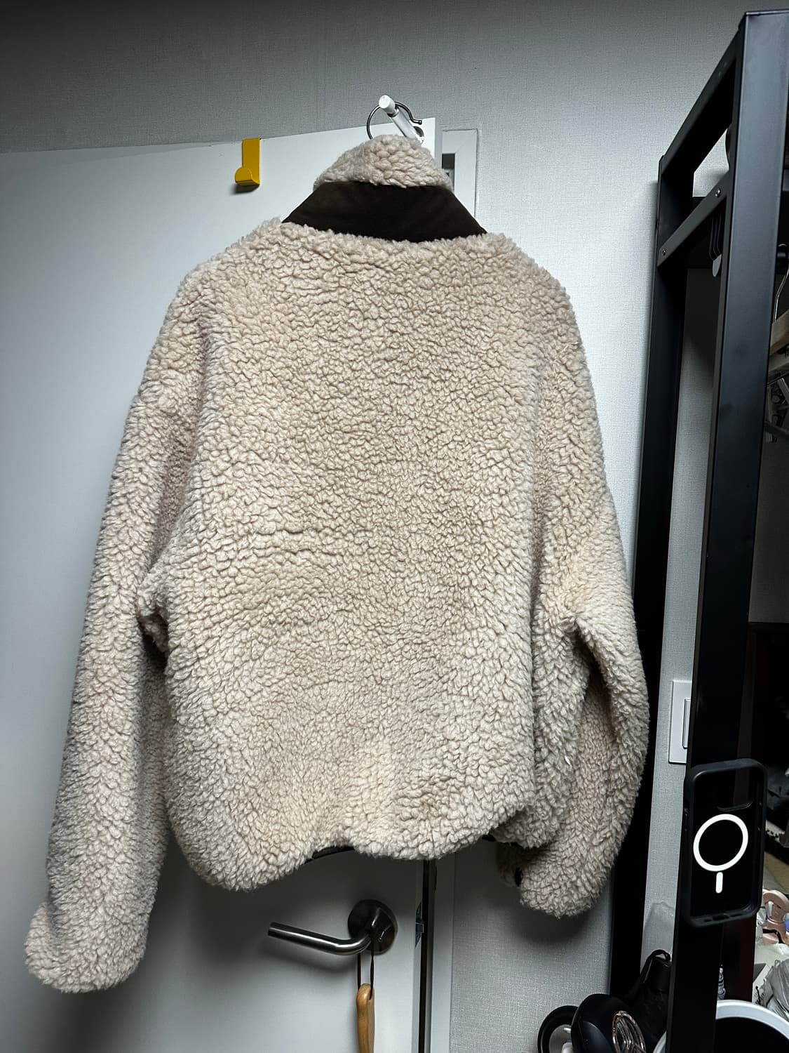 24fw 후미토 간류 보아 플리스 울 자켓 베이지 2사이즈 (후리스) 상품이미지3
