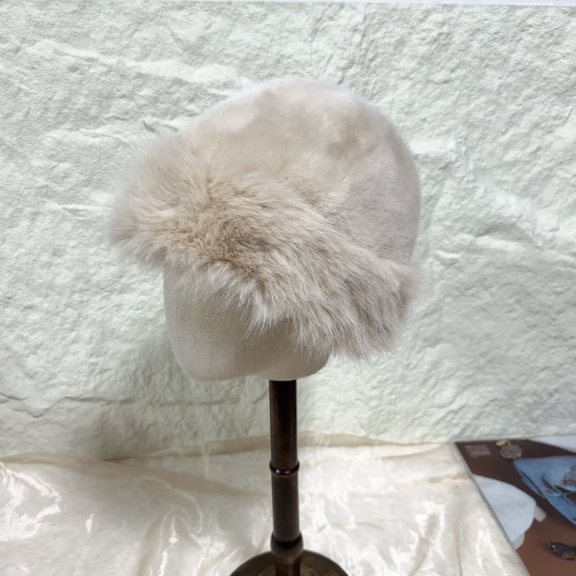 빈티지 퍼 무스탕 몽골모자 상품이미지2