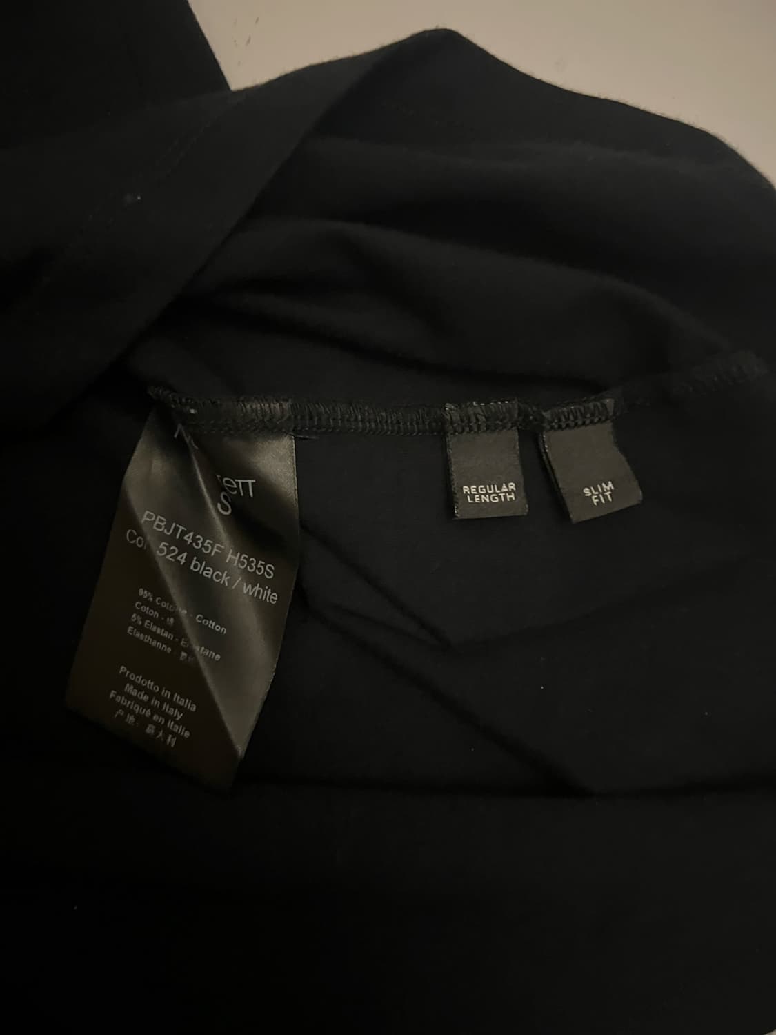닐바렛 크로스패치 블랙 반팔 상품이미지6