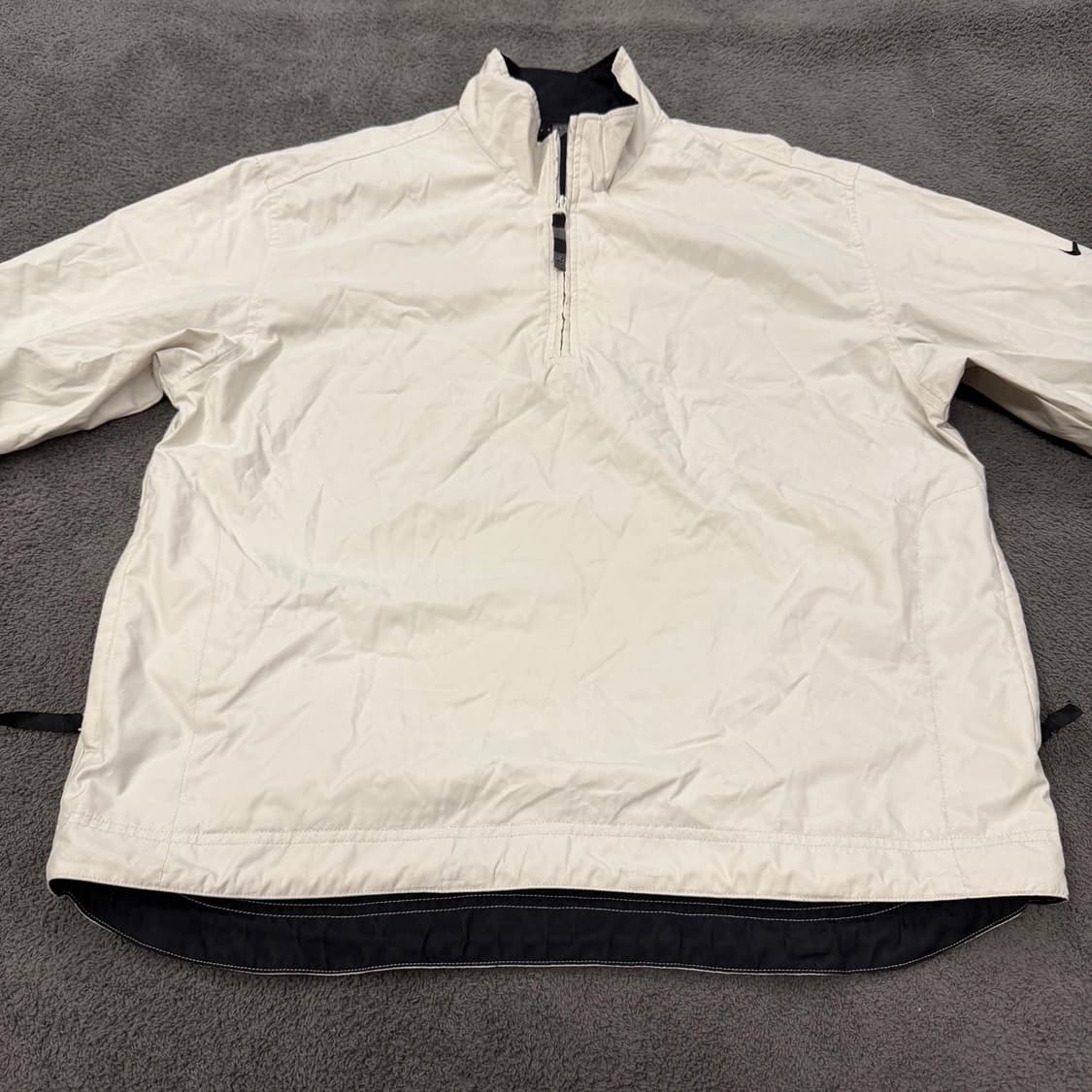 [ 정품/L ] 00s 나이키 올드스쿨 사이드 스우시 우븐 아노락 웜업 상품이미지2