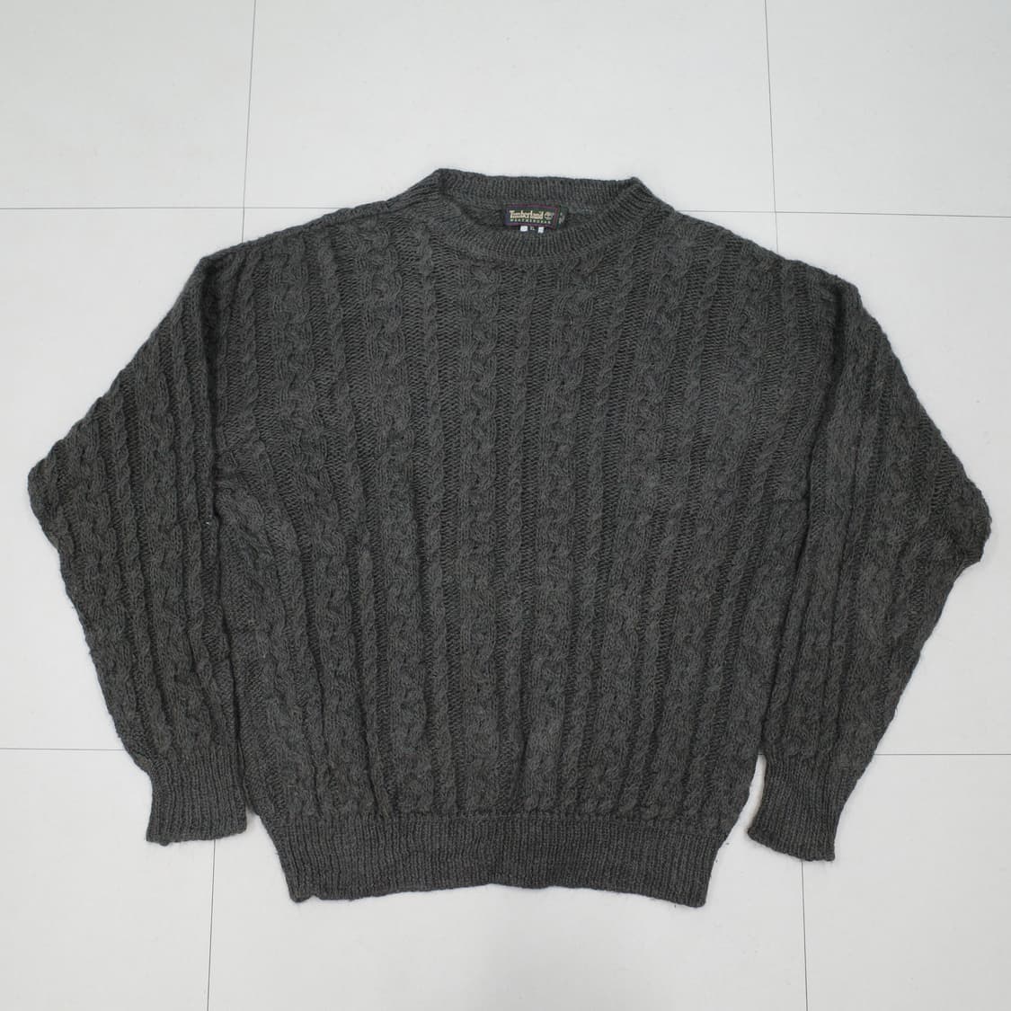 90s 팀버랜드 울 알파카 케이블 니트 XL MADE IN ITALY  상품이미지1