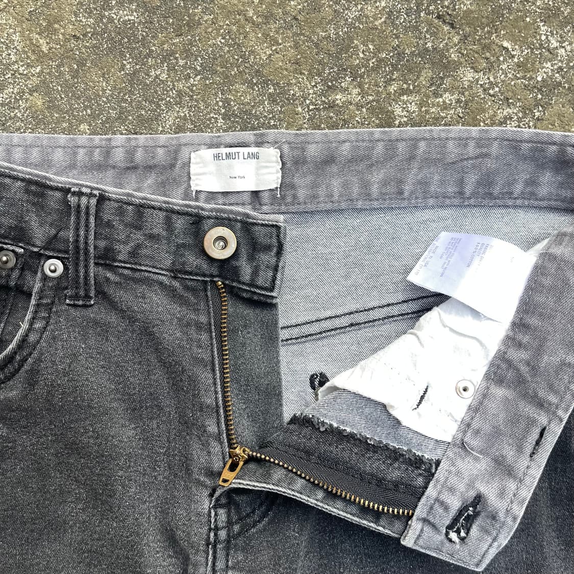 00s 헬무트랭 스키니 블랙 데님 made in USA 상품이미지2