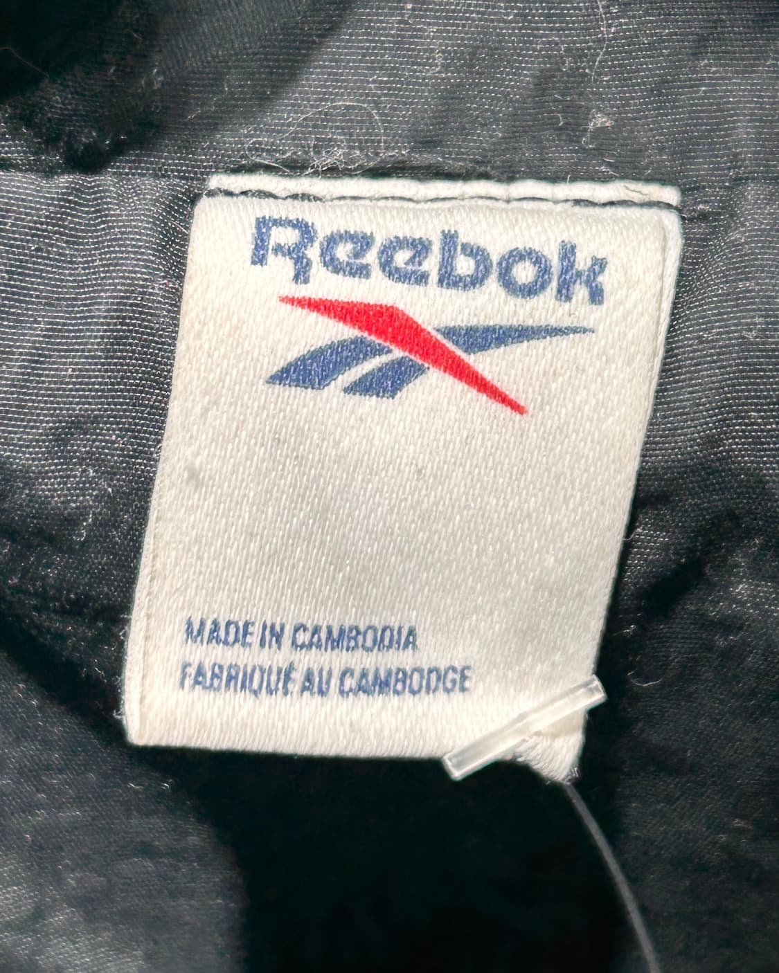 L 리복 90s 올드스쿨 V라인 배색 블랙 바람막이 상품이미지5