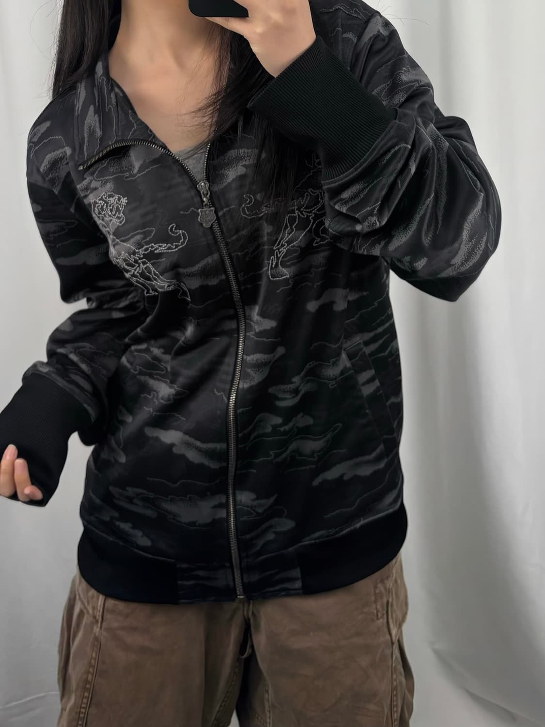 오니츠카 타이거 블랙 트랙탑 상품이미지3