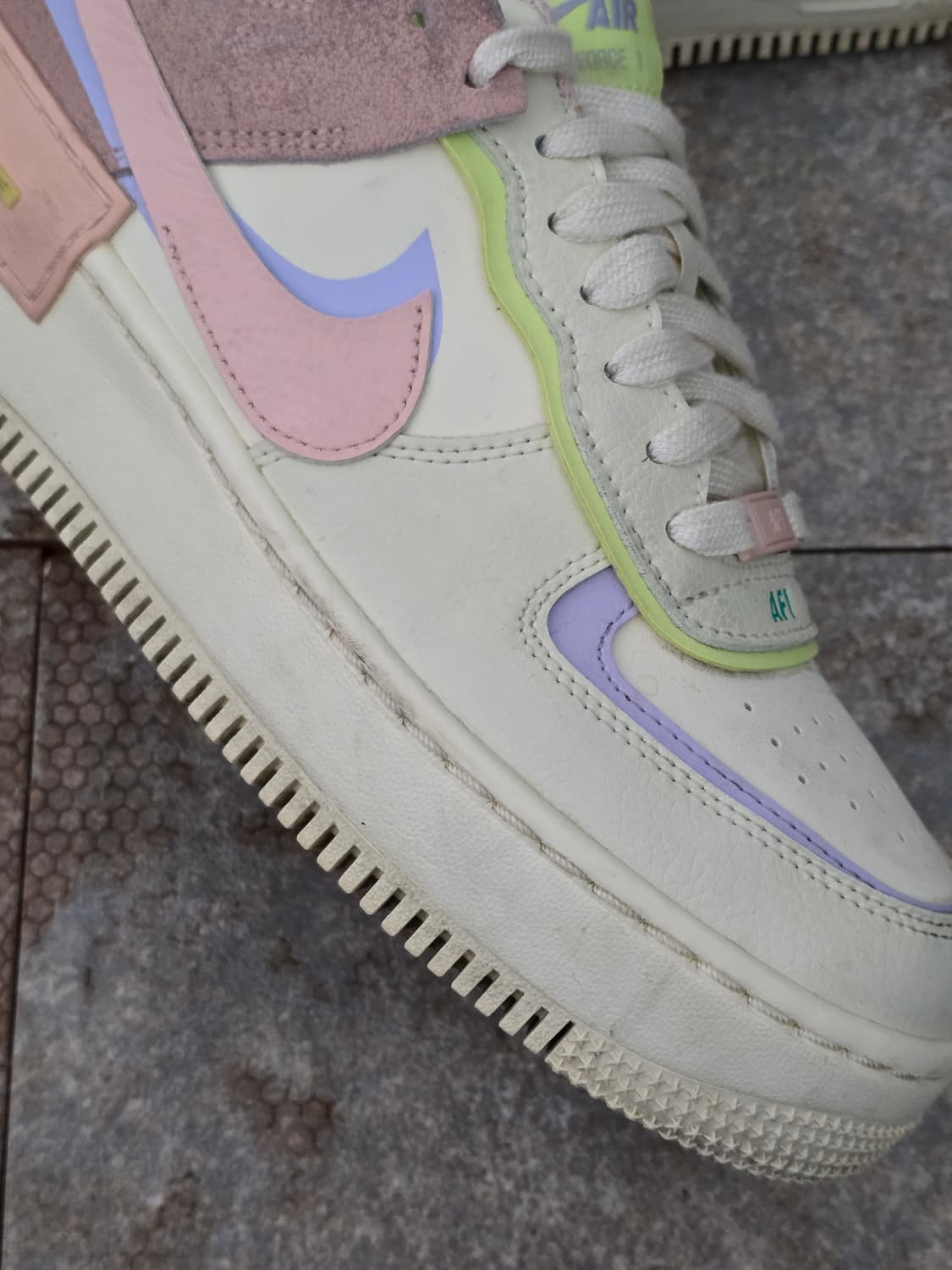 (250)나이키 에어포스 1 쉐도우 캐시미어 파스텔 상품이미지7