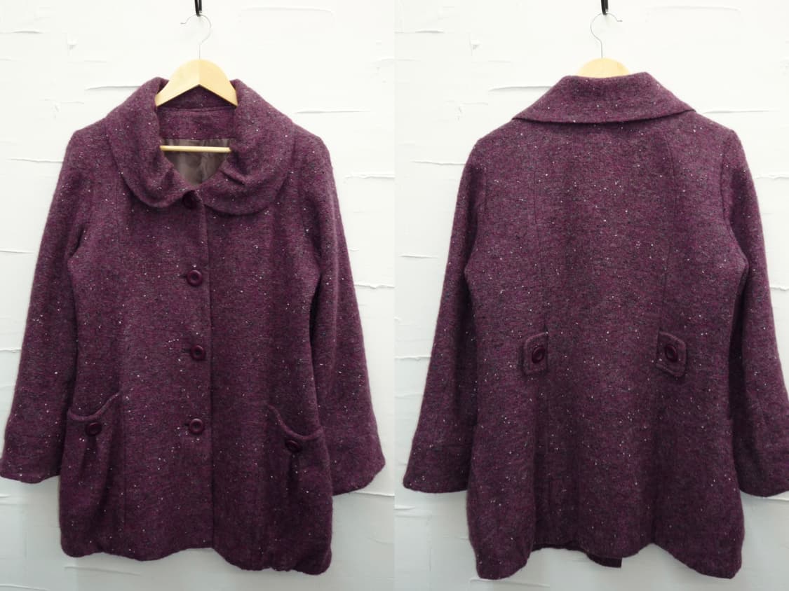 Vintage purple midi coat 상품이미지6
