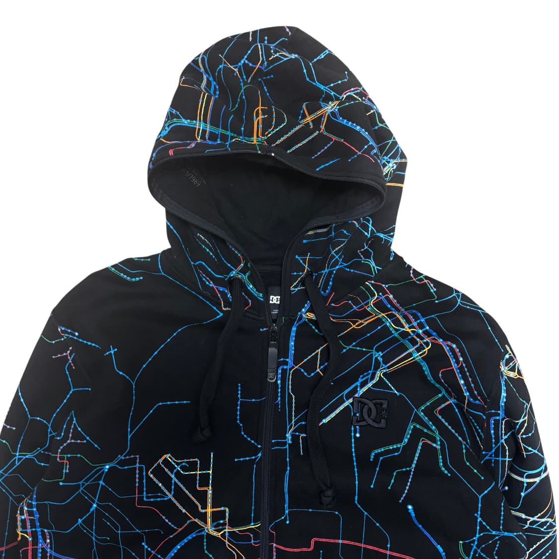00‘s DC Shoes Subway Map Full Zip-up 상품이미지2