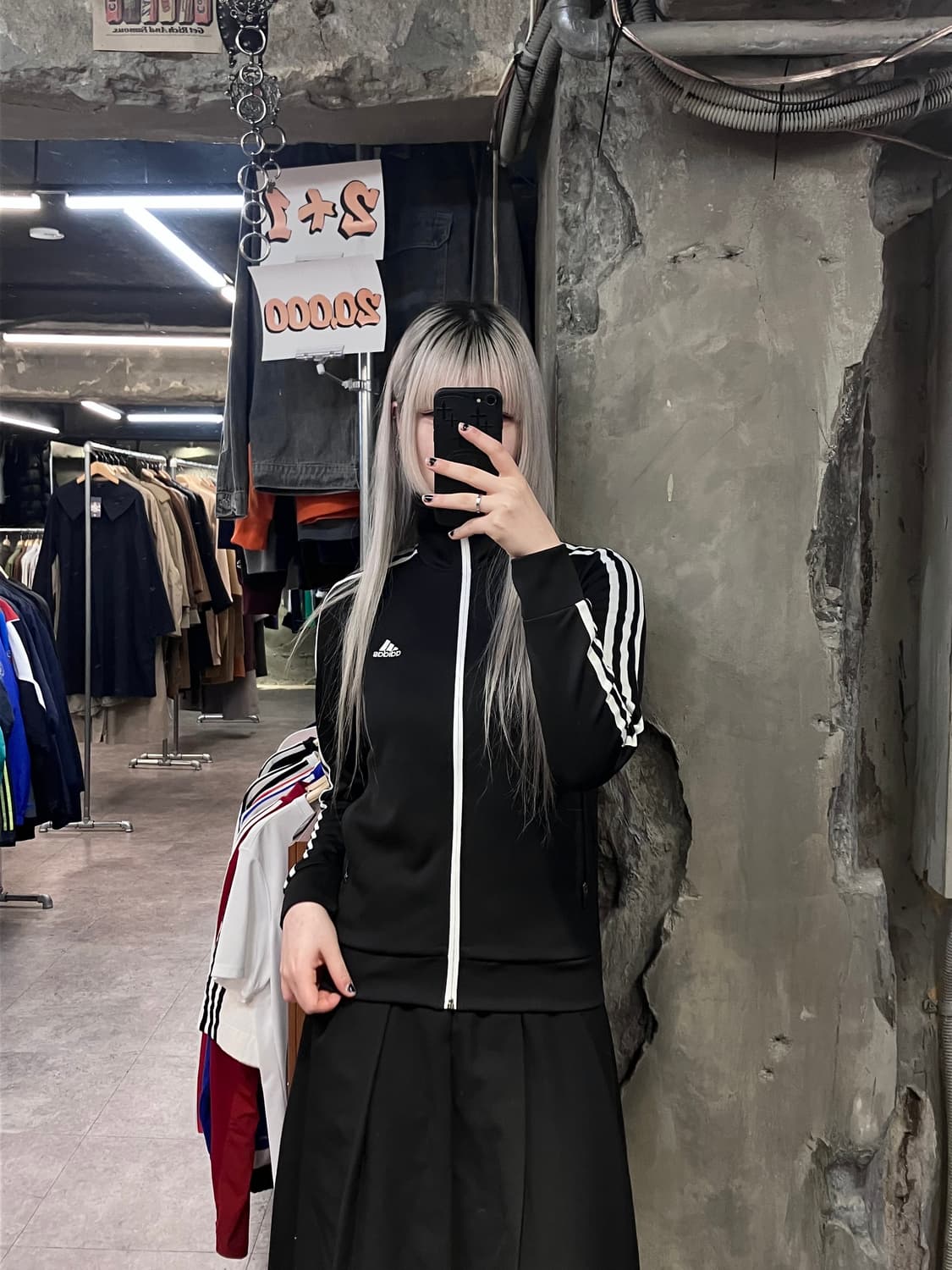 아디다스 삼선 져지 블랙 XS #csz2903 상품이미지2