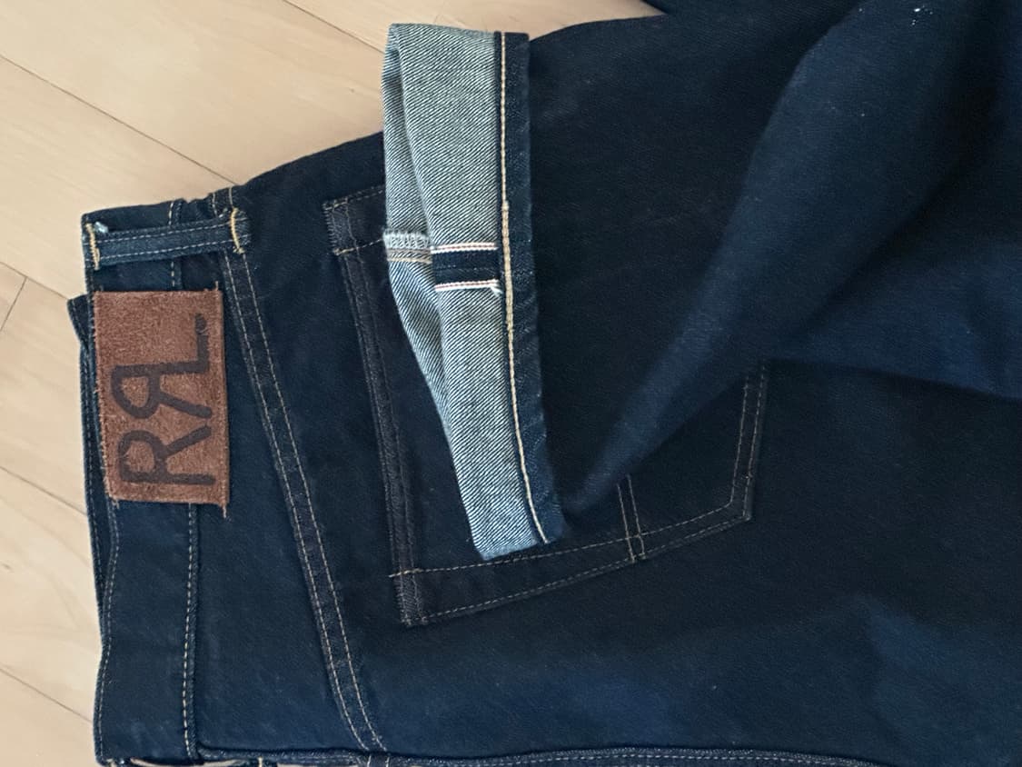 RRL 데님 원워시 스트레이트 셀비지 (32) 상품이미지2