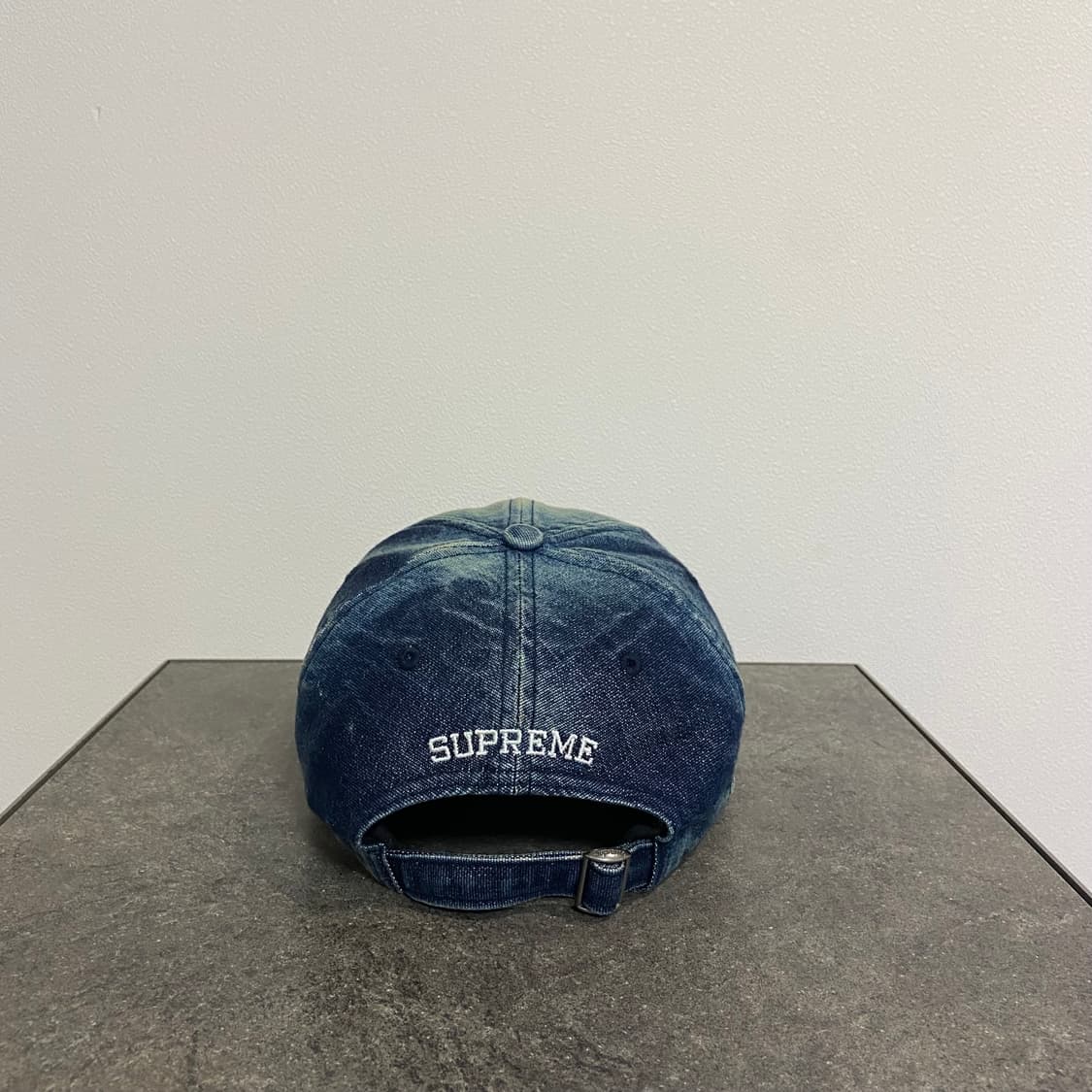(OS) 슈프림 S로고 볼캡 모자 워시드 더티 데님 상품이미지4