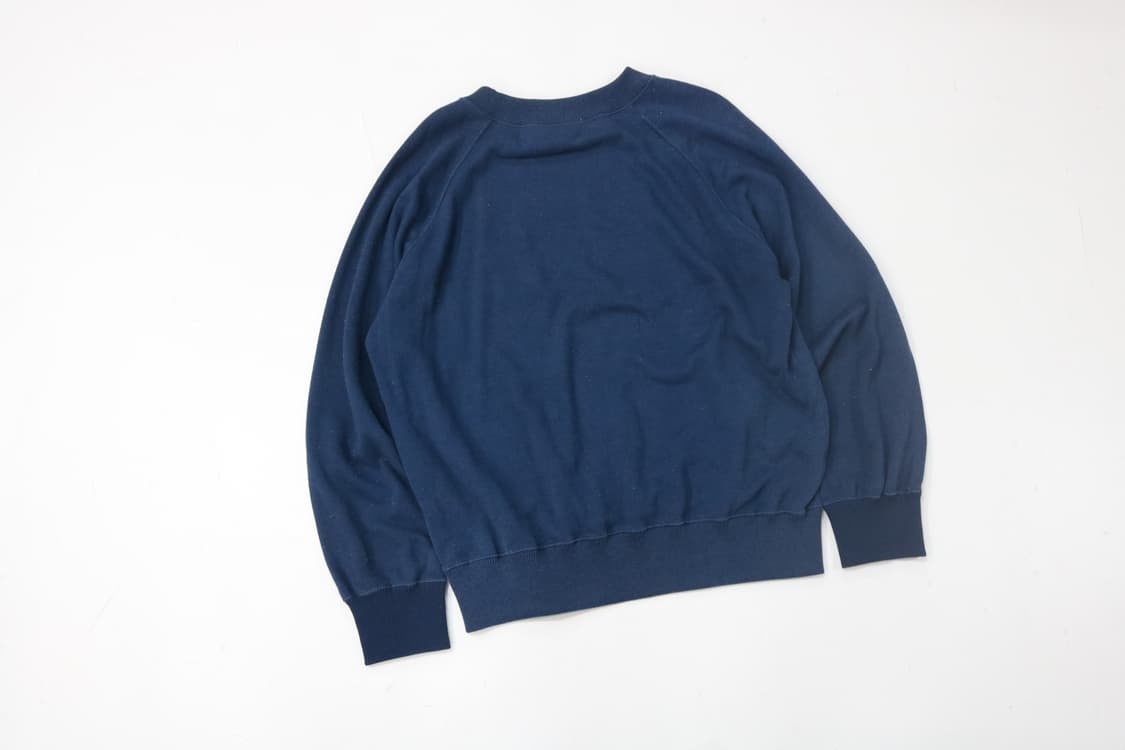 PUMA 푸마 80s 빈티지 옐로우 로고 네이비 래글런 맨투맨 상품이미지6