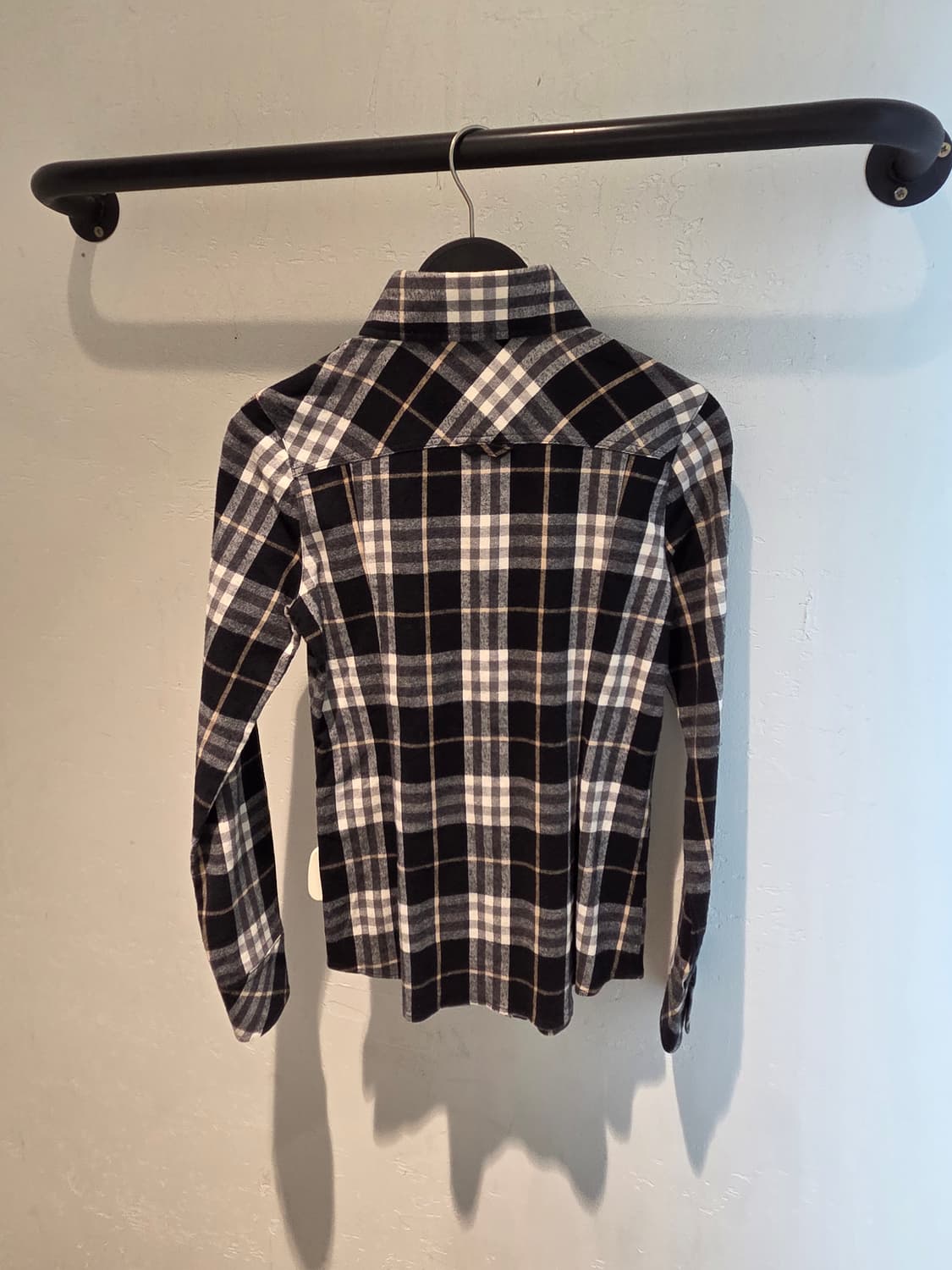 BURBERRY 버버리 블랙 노바체크셔츠💯 상품이미지4