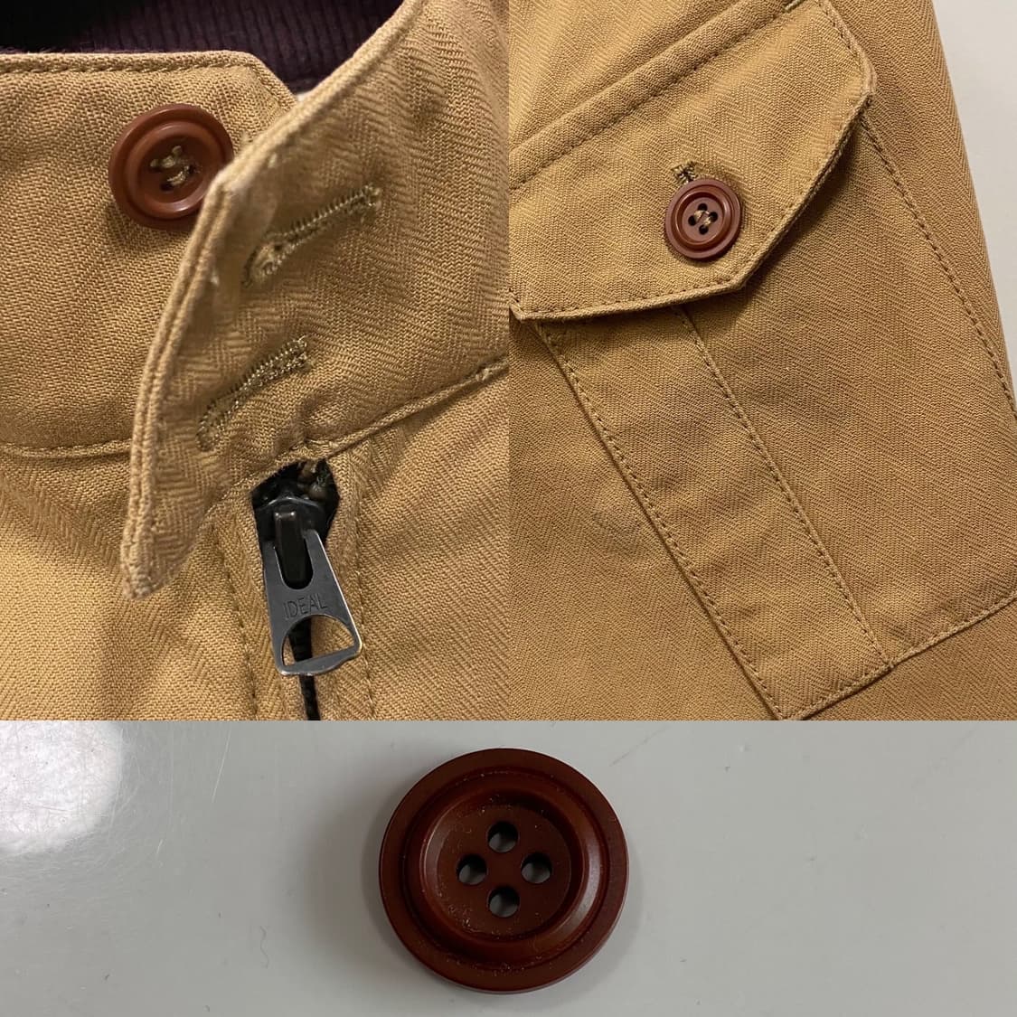 바라쿠타 G9 밀리터리 헤링본 코튼 해링턴 자켓 매장판 상품이미지6