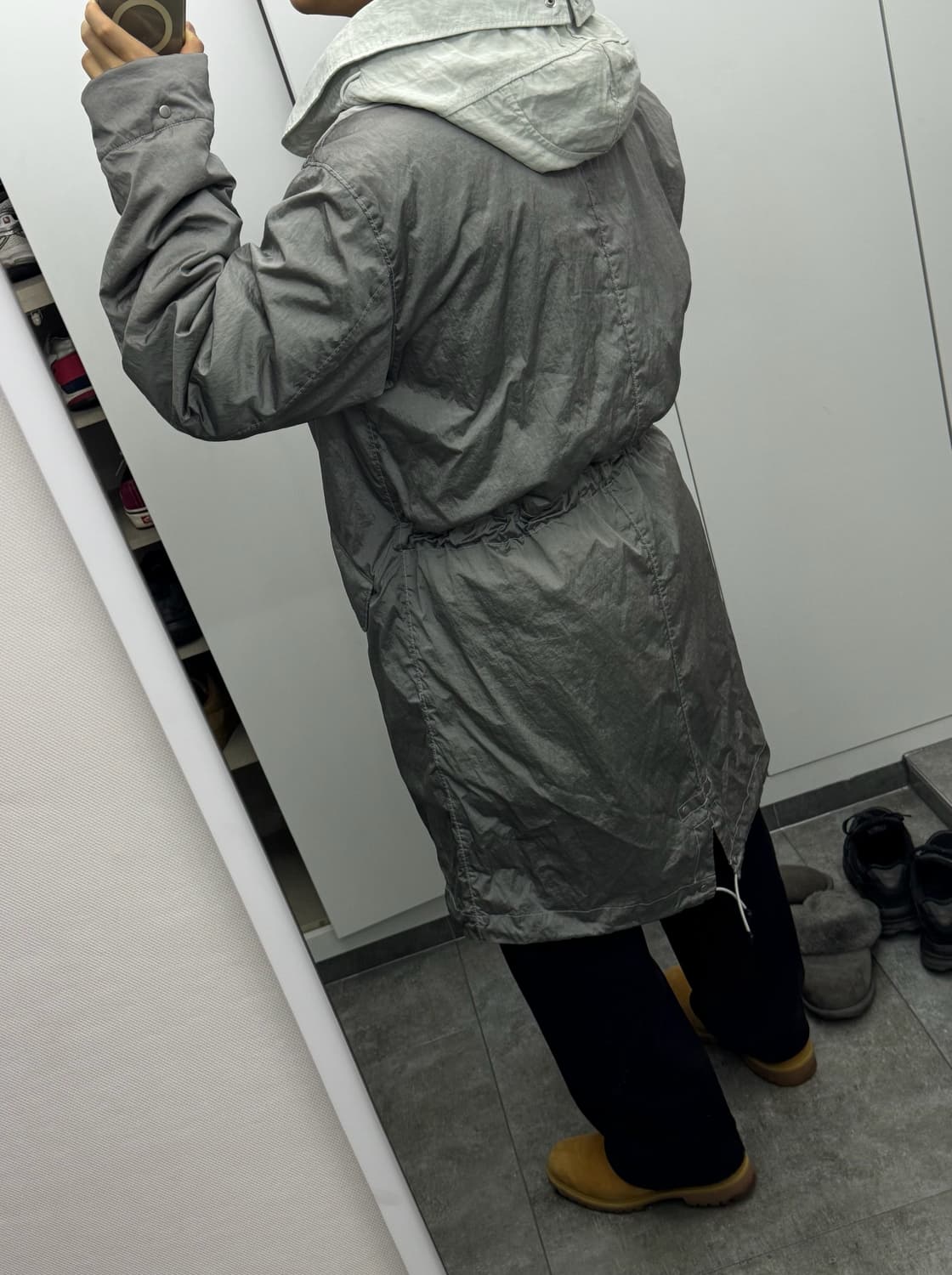 스톤아일랜드 나일론메탈 프리마로프트 롱경량자켓 상품이미지3