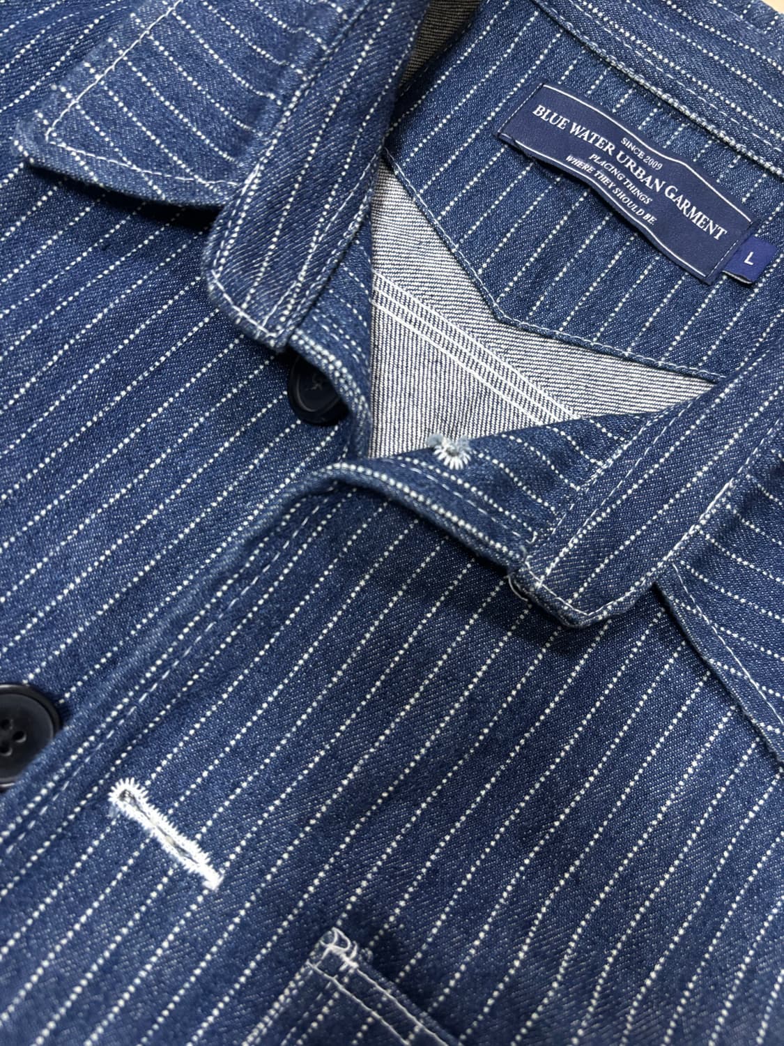 데님셔츠/아우터 - 데님/L사이즈 상품이미지5