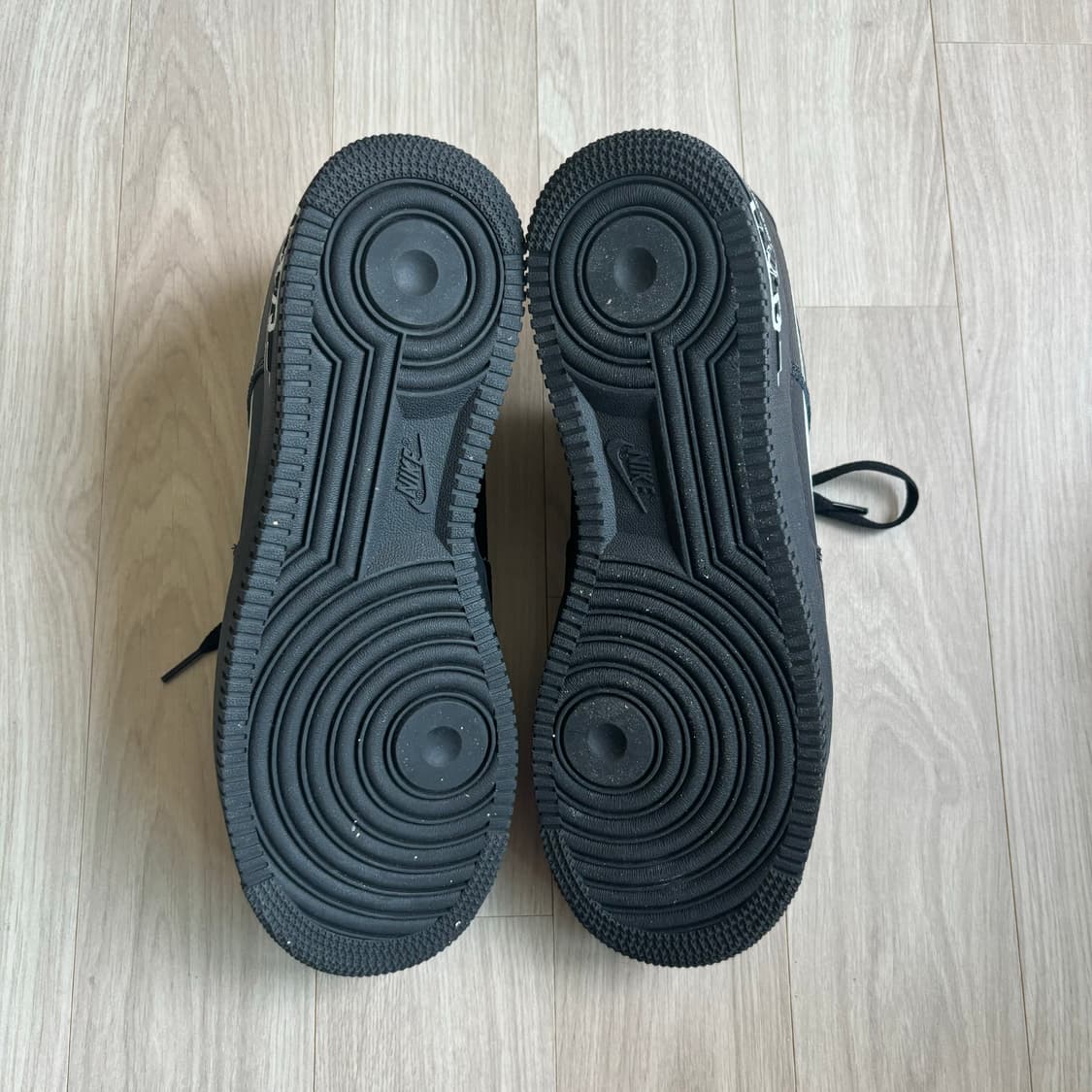 나이키 에어포스 1 스케치 블랙 280 (정품) 상품이미지6