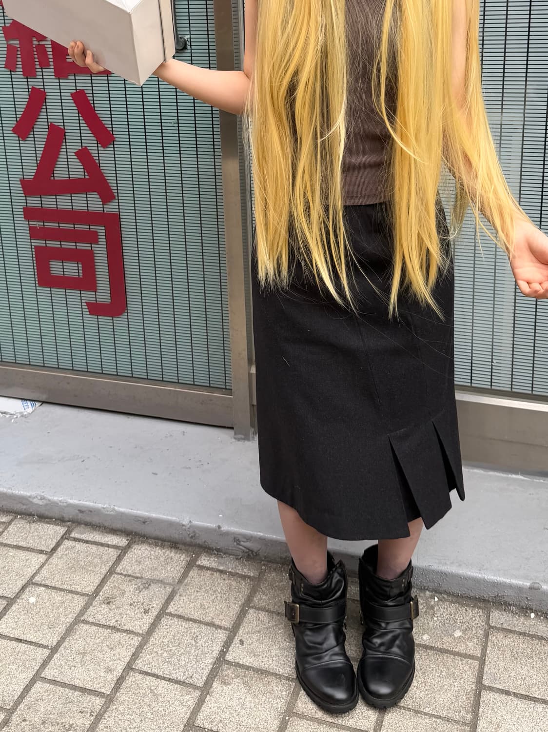 일본 빈티지 미들부츠 상품이미지2