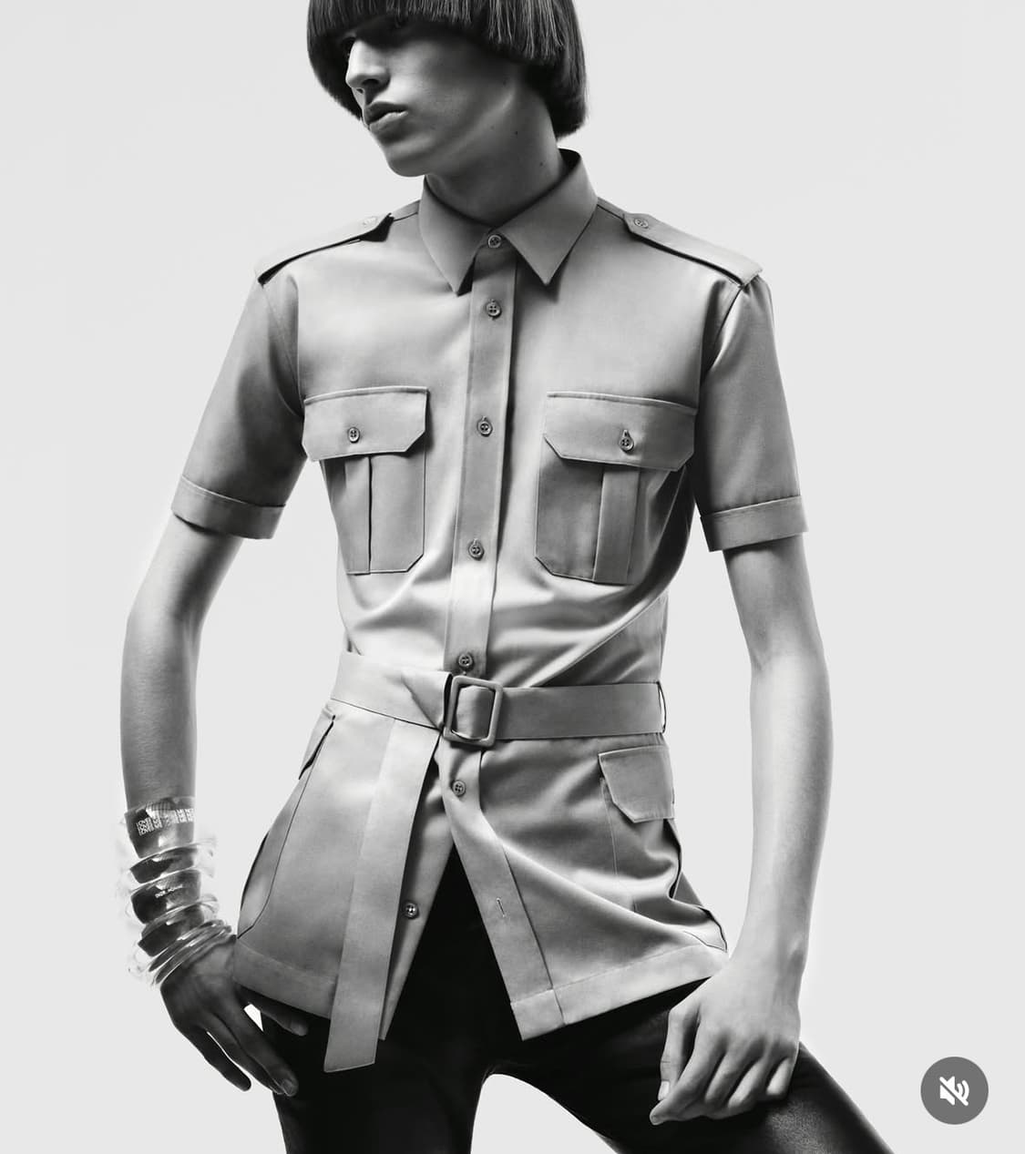 디올 옴므 07SS 사파리 셔츠 상품이미지1