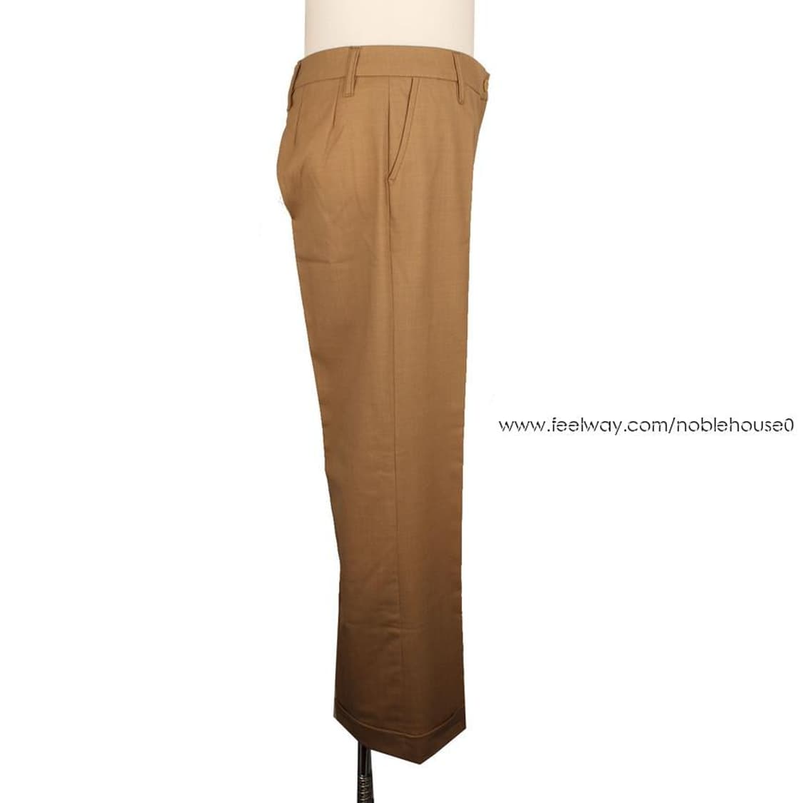 말로 골드베이지 울 팬츠(40) 상품이미지3