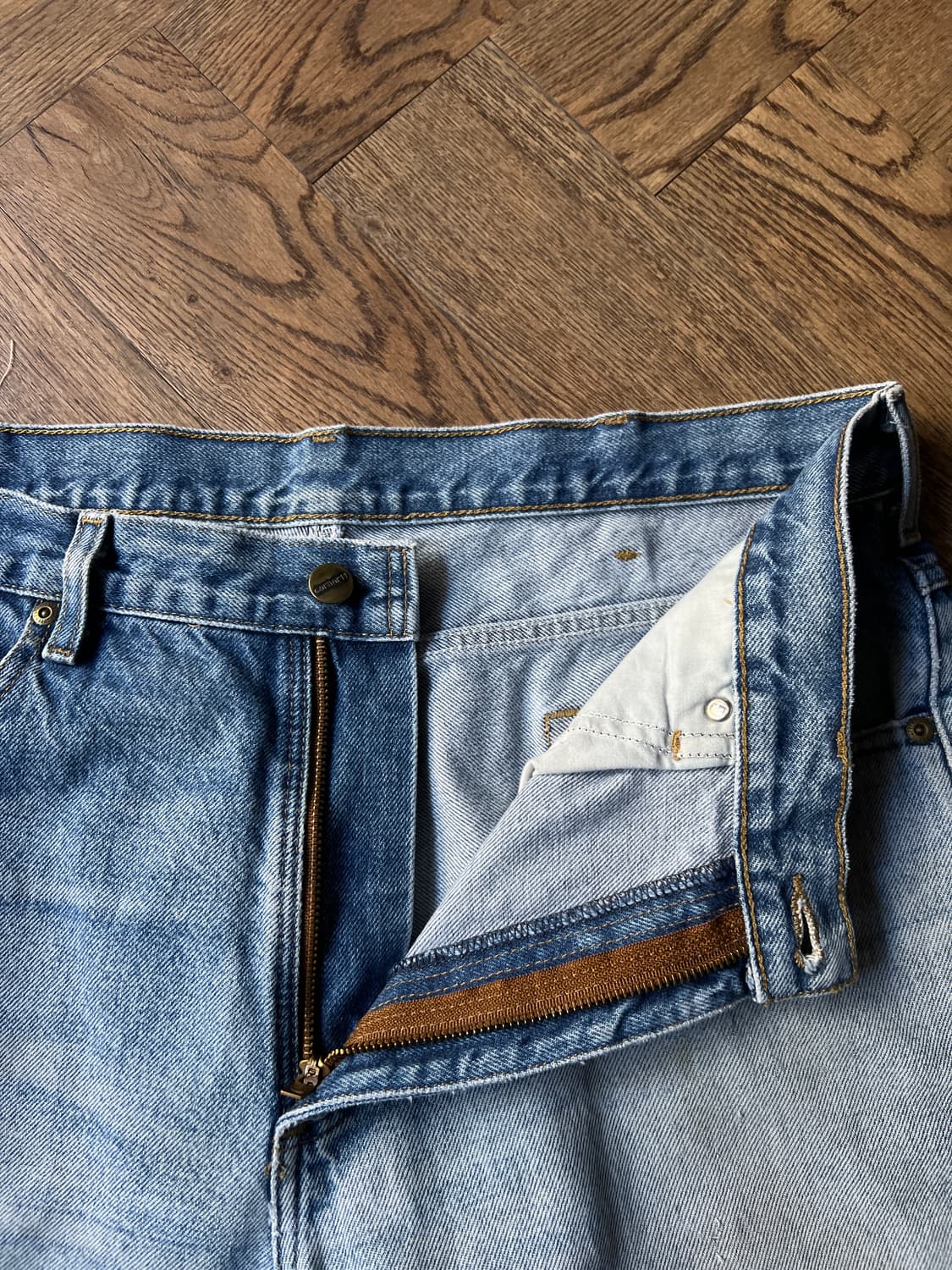 [38]칼하트 USA 디스트로이드 워크 데님 팬츠 상품이미지3