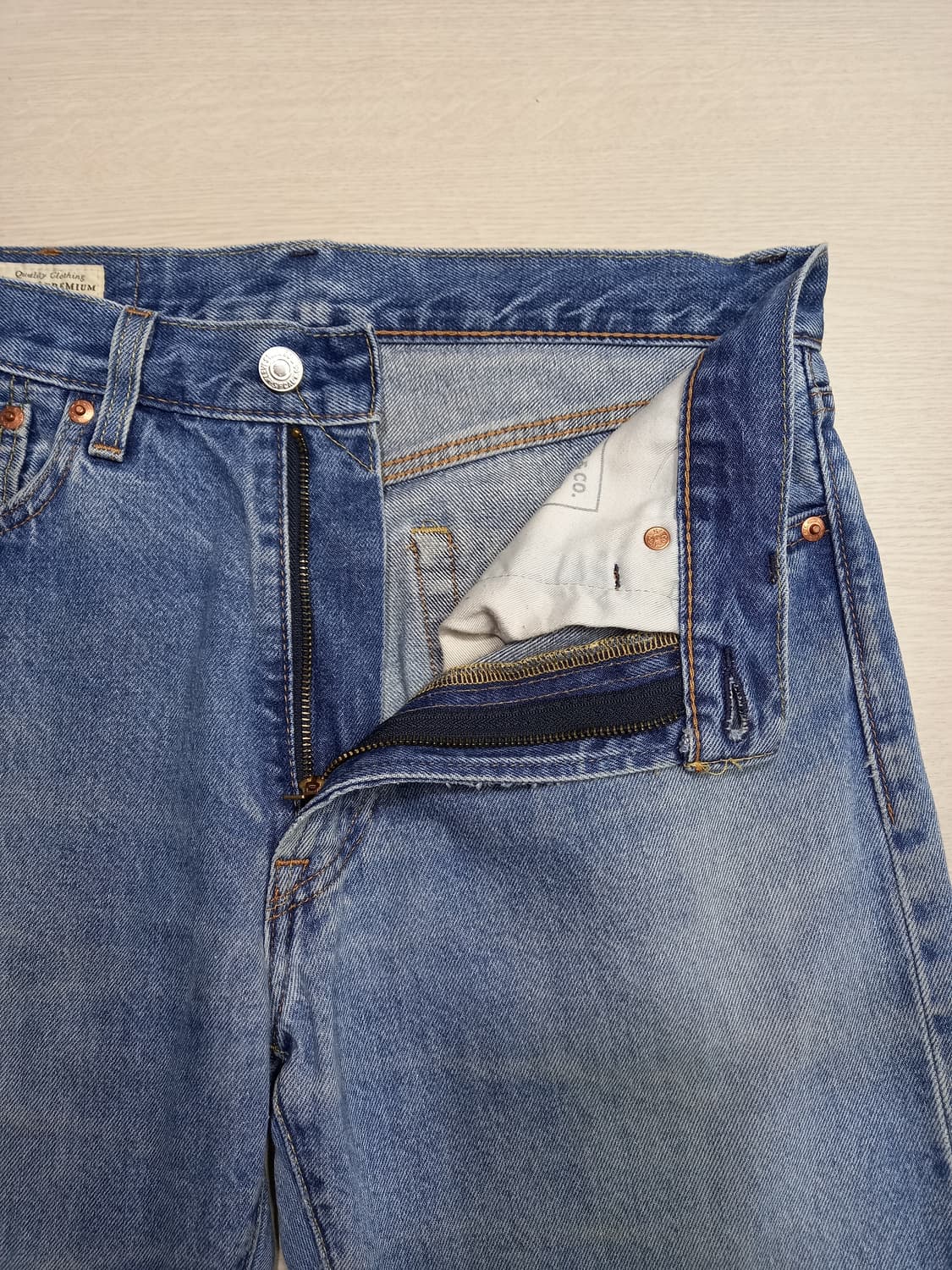 30 빅E 리바이스551Z 워싱 일자진 30-138 상품이미지7