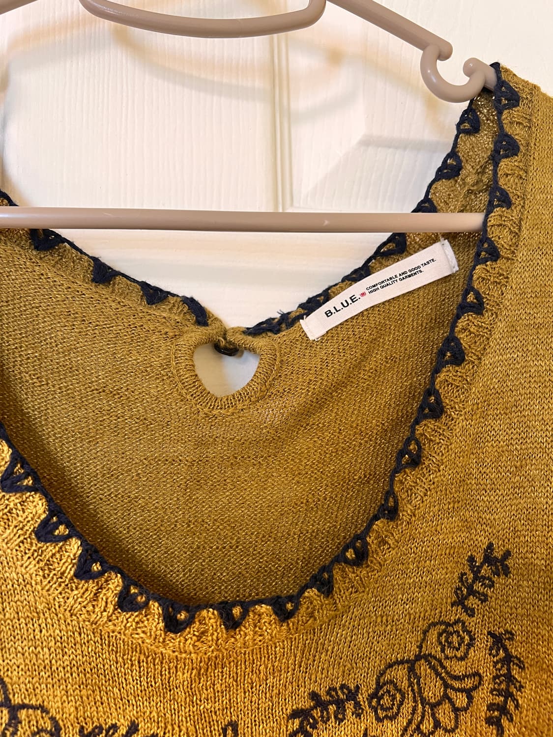 Blue 니트 드레스 상품이미지4