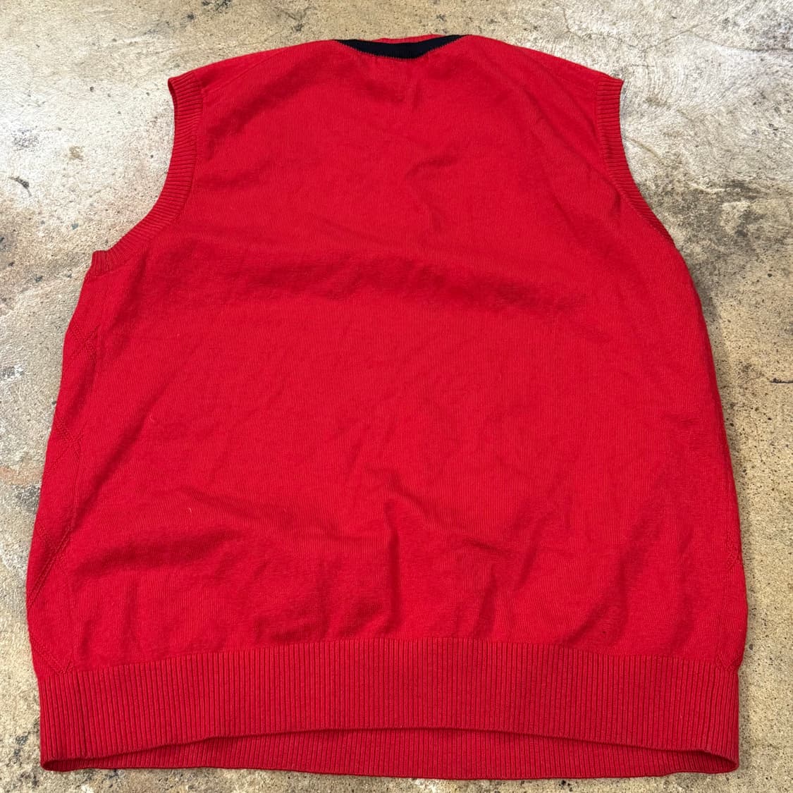 [정품/XL] 타이틀리스트 골프 니트 조끼 레드 b8 상품이미지3
