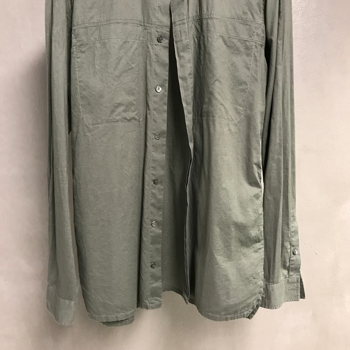 크리스반아쉐 카키 셔츠 48 상품이미지3