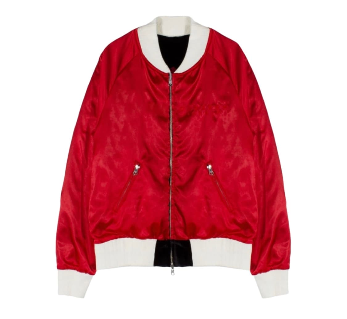 다크룸 스튜디오 x 찬스 클로딩 수베니어 자켓 블랙 화이트 상품이미지3