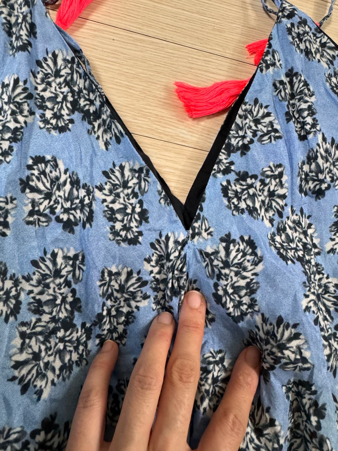 마른55 55 바스타 실크 롱 나시 민소매 블라우스 미니 원피스 산드로 상품이미지9