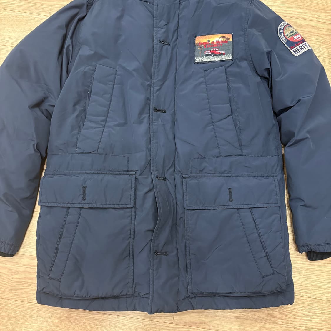 Jeep Heritage 네이비 패딩 점퍼 M 95 상품이미지2