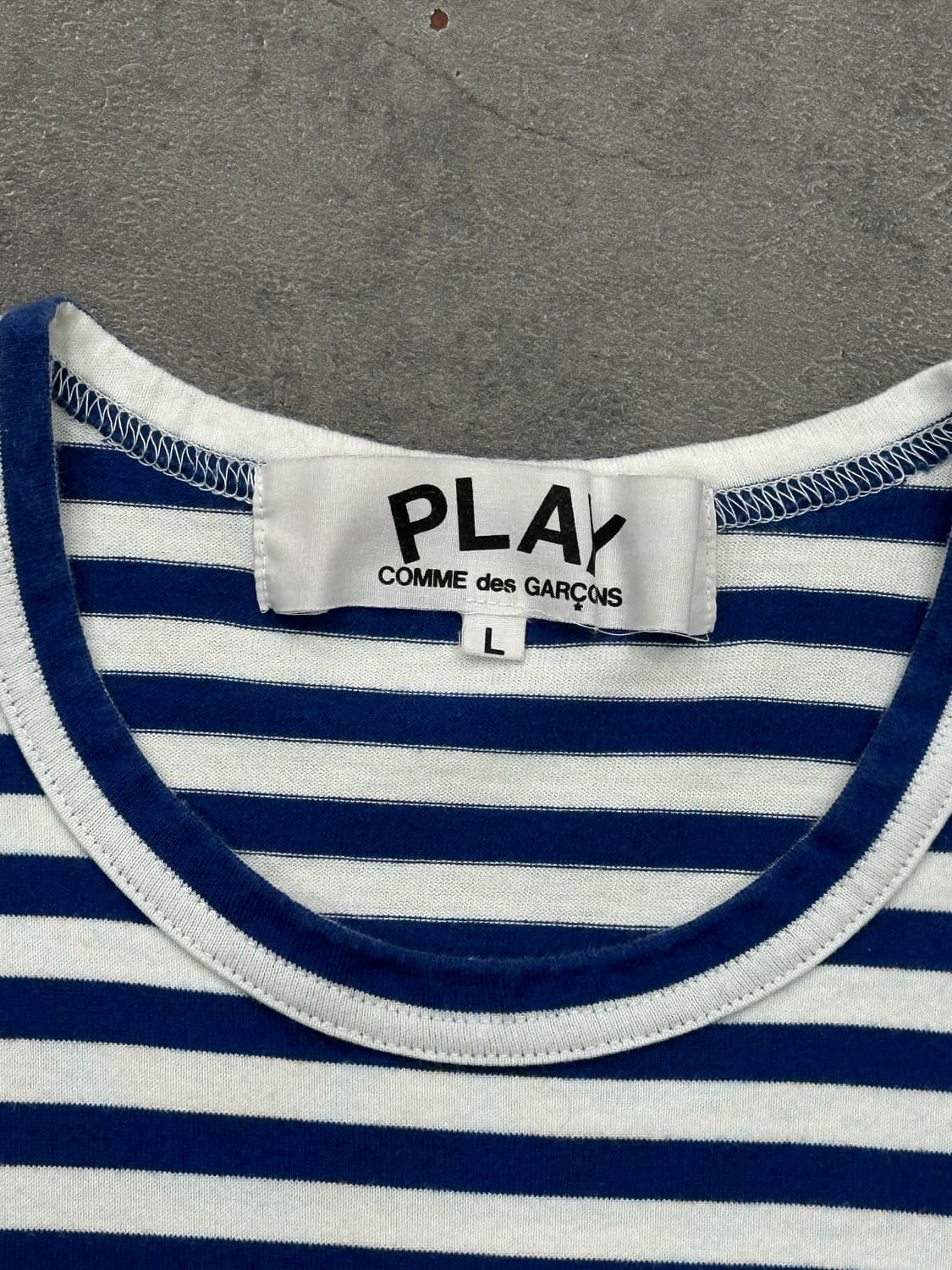 꼼데가르송 스트라이프 롱 슬리브 상품이미지4