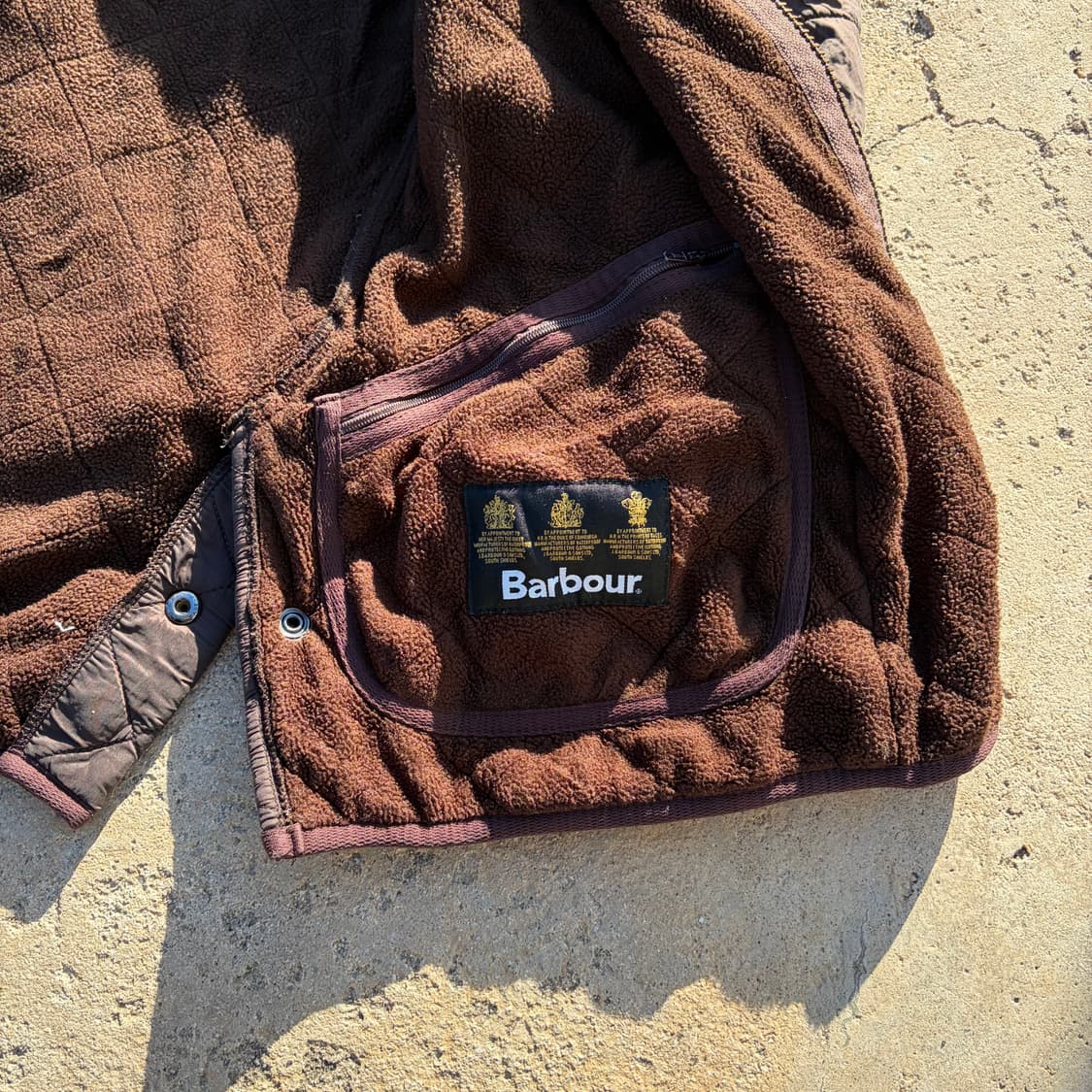 바버 빈티지 퀄티드 자켓 M 상품이미지6