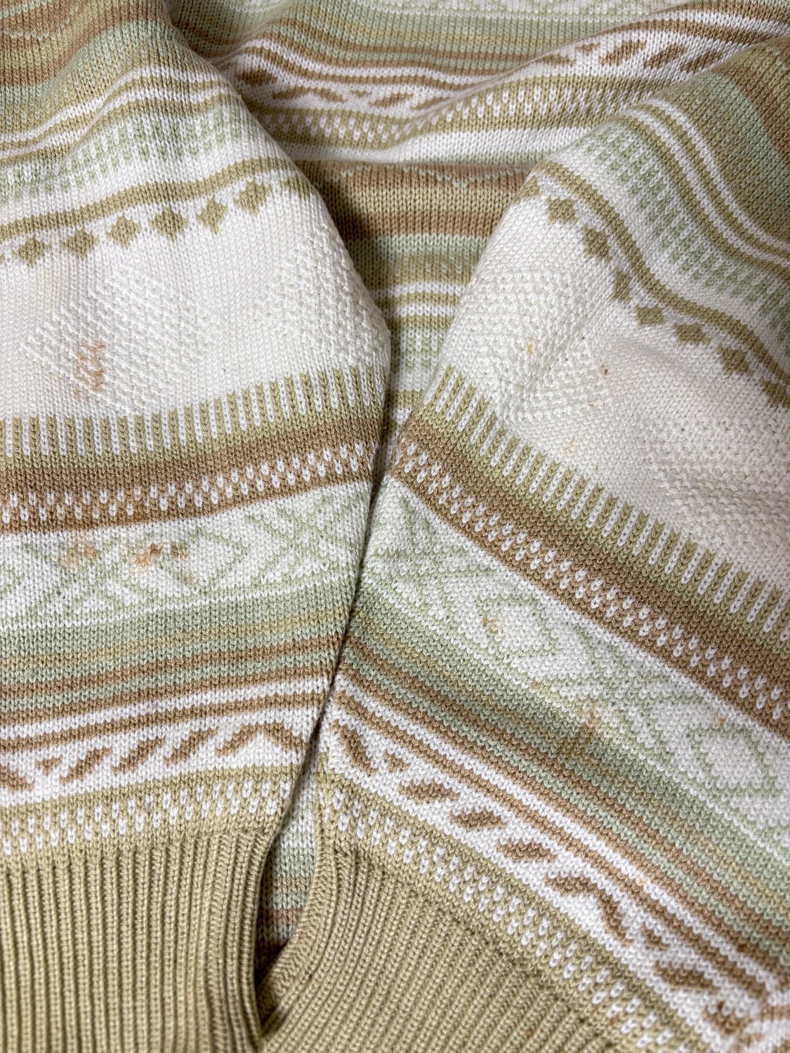 일본 빈티지 패턴 니트 상품이미지3