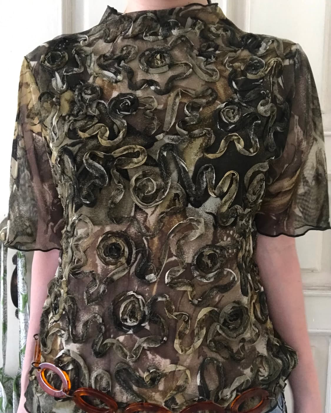  vintage pattern mash top  상품이미지3