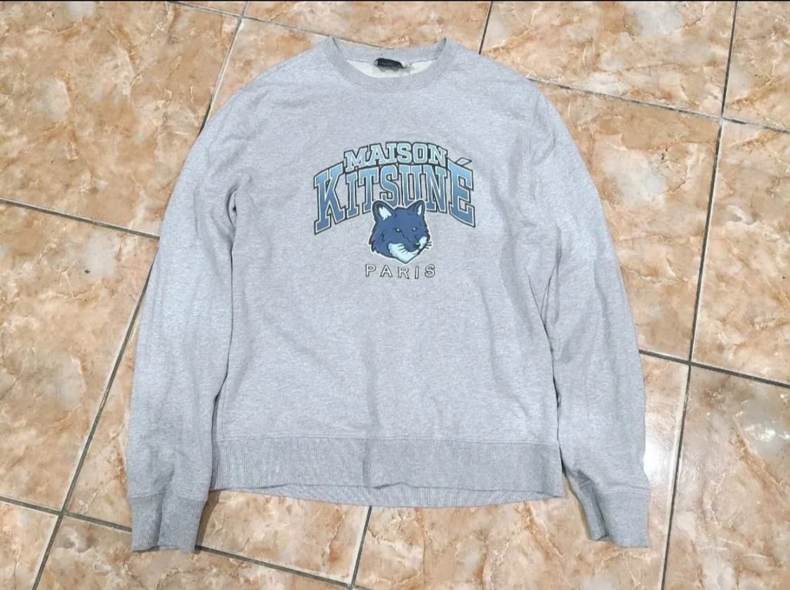 메종키츠네 캠퍼스 폭스 레귤러 맨투맨 상품이미지2