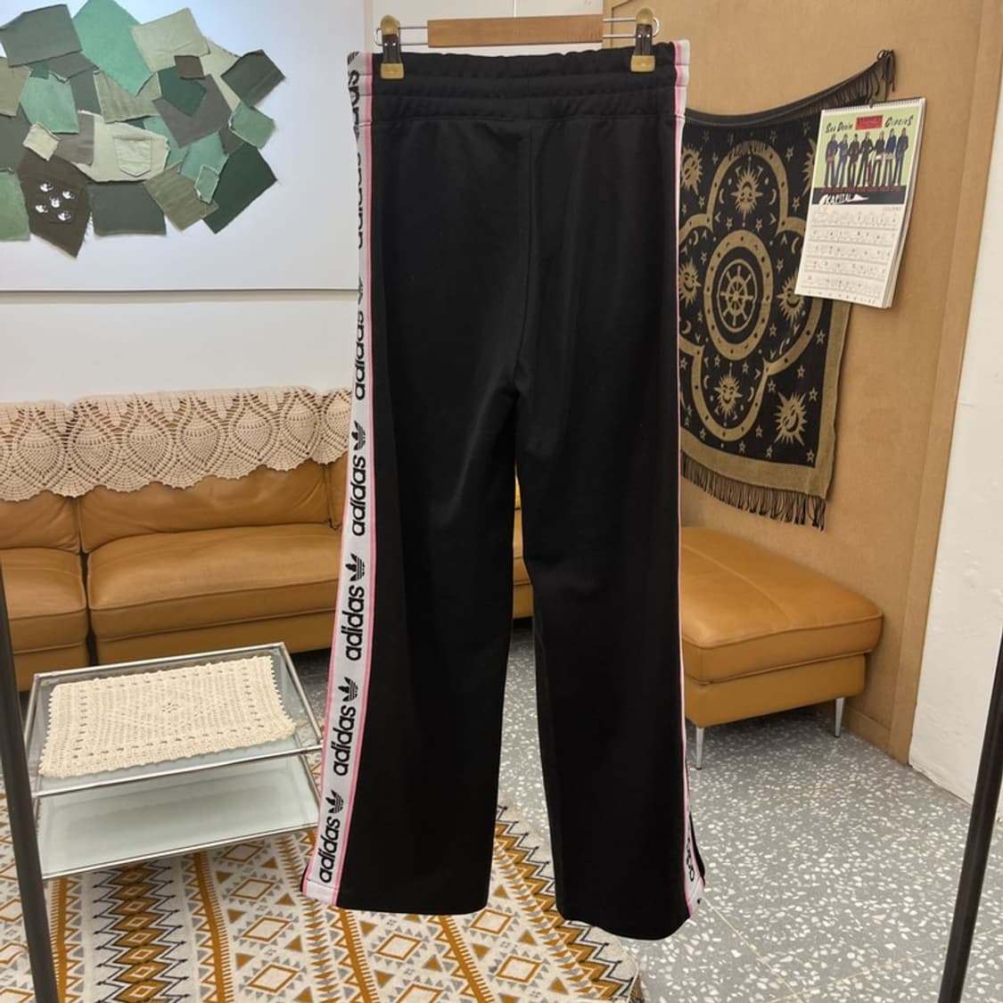 아디다스 Y2K 키치 레트로 00's 사이드라인 트랙팬츠 S C11127 상품이미지4