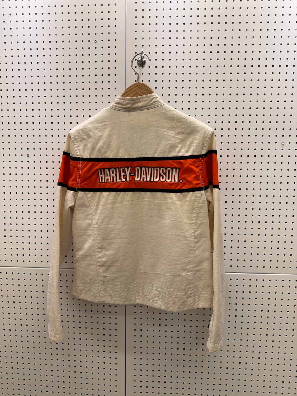 할리데이비슨 레이싱 자켓 아이보리 U1329 상품이미지3