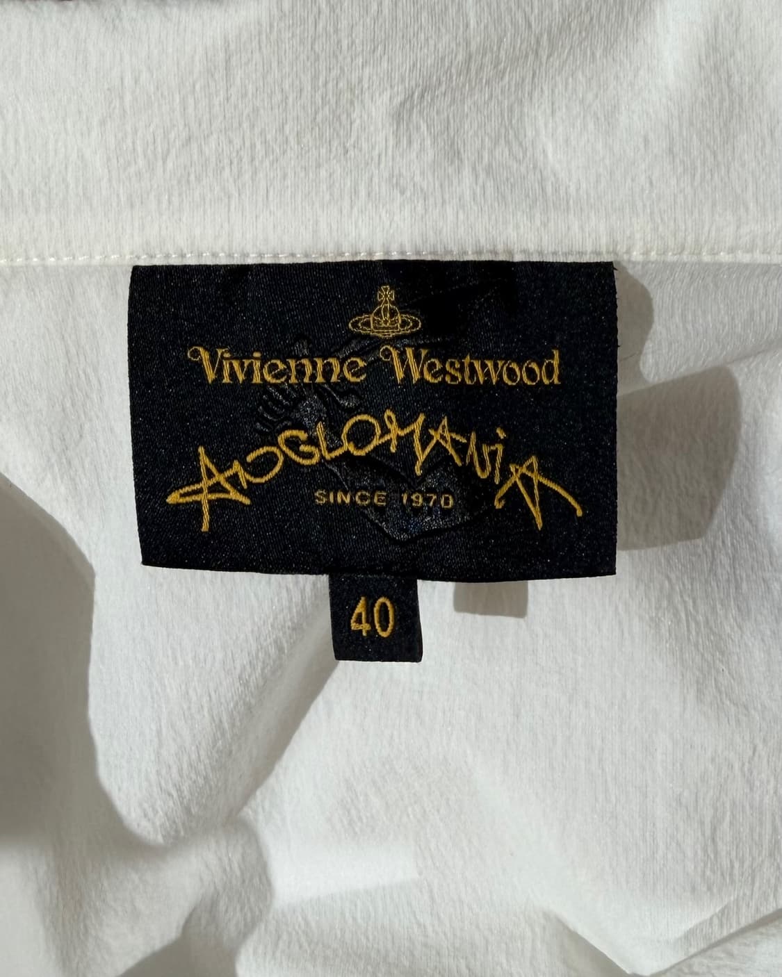 비비안웨스트우드 화이트 셔링 퍼프 블라우스 상품이미지8