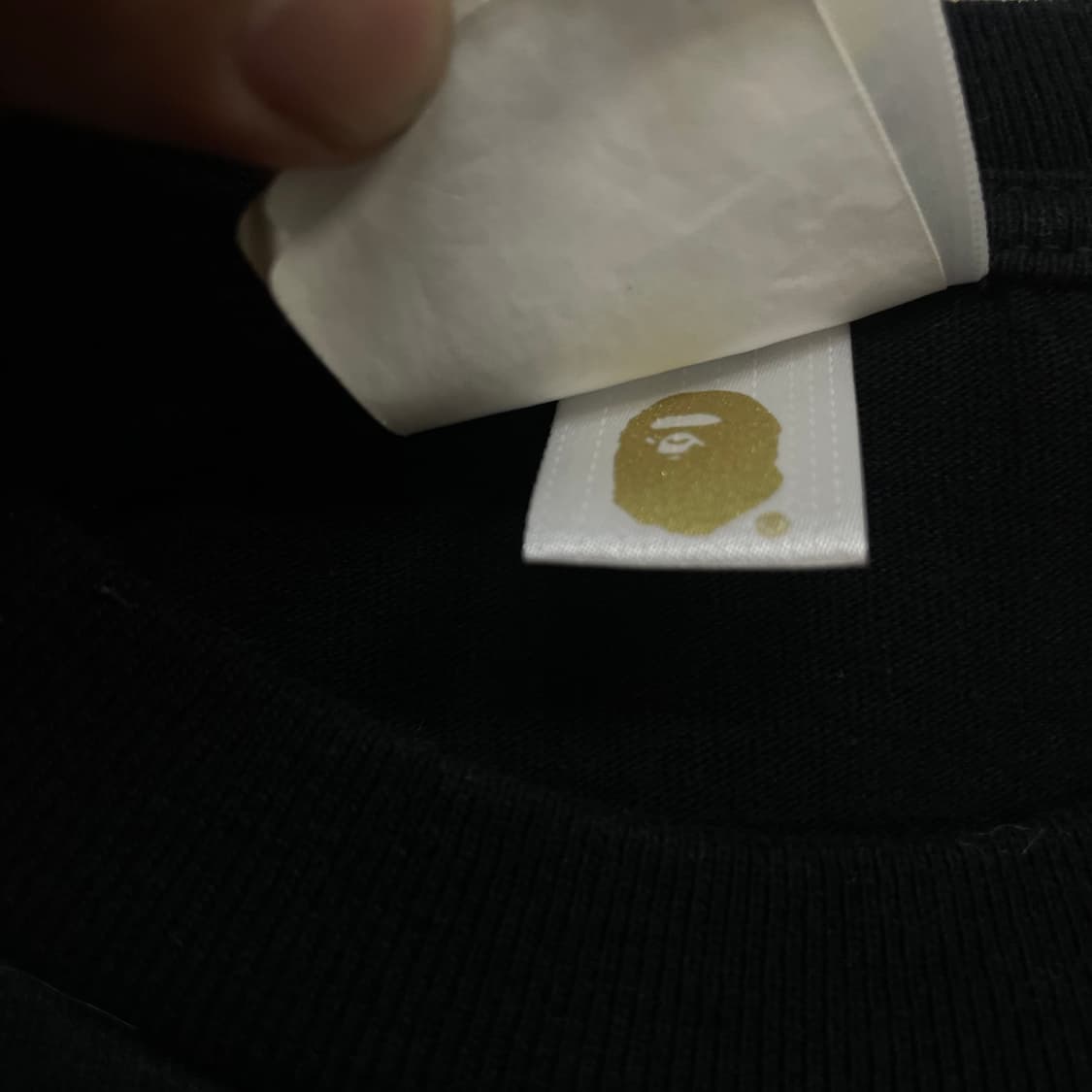 베이프 Bape 컬러 카모 빅 에이프 반팔티 블랙 상품이미지6