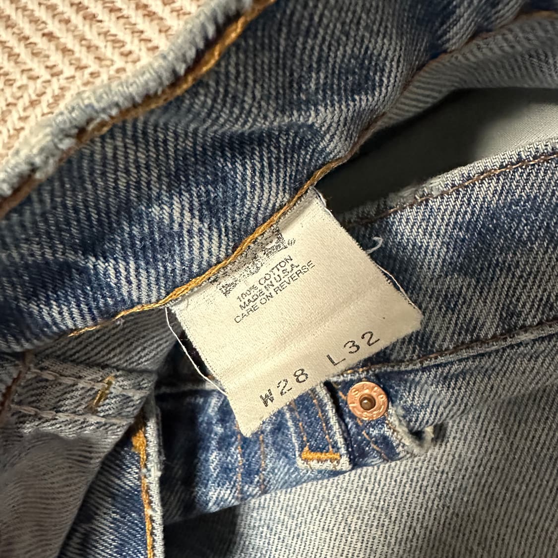 LEVI'S 517 90's usa made orangetab denim 상품이미지5