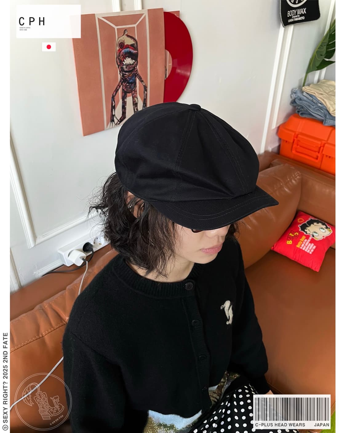 C-PLUS HEAD WEARS Japan Newsboy Cap 상품이미지1