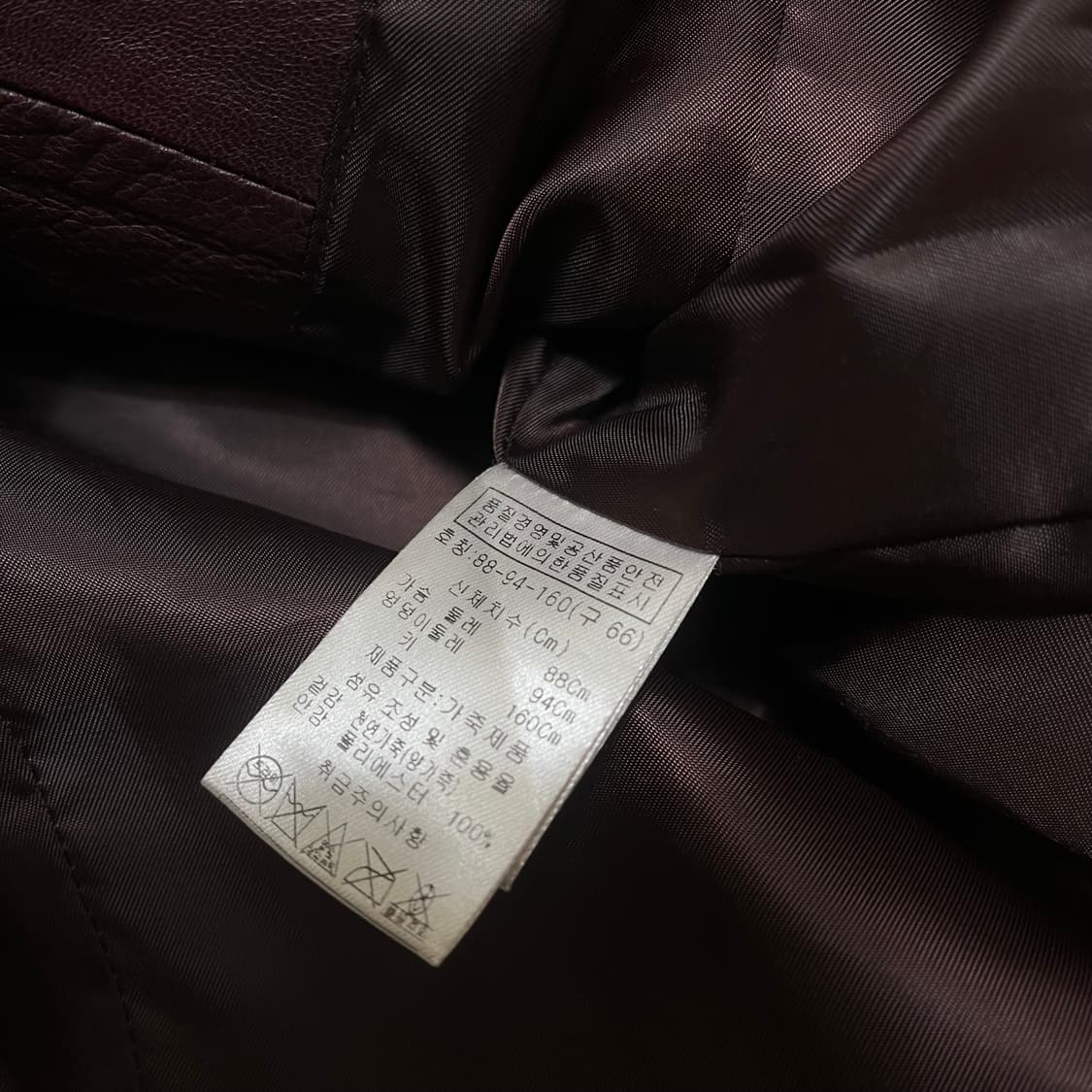 비욘드클로젯 양가죽 멀티 포켓 레더 자켓 88-94-160 상품이미지8