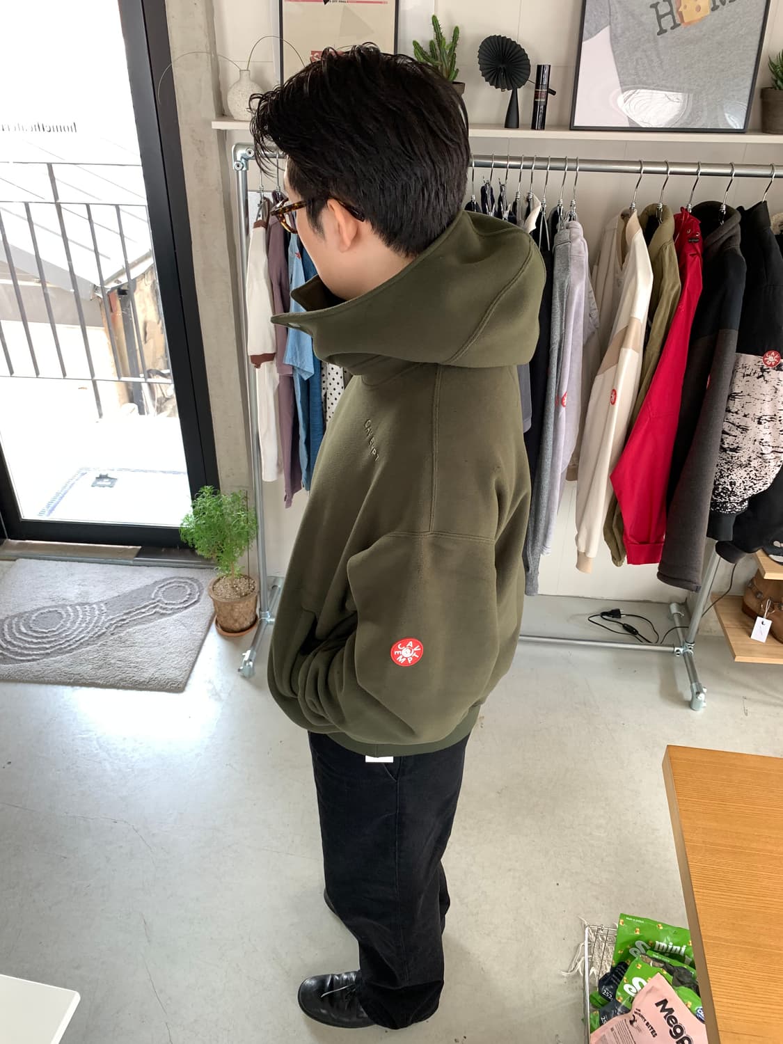 Cavempt 카브엠트 넥 플랩 후디 상품이미지2