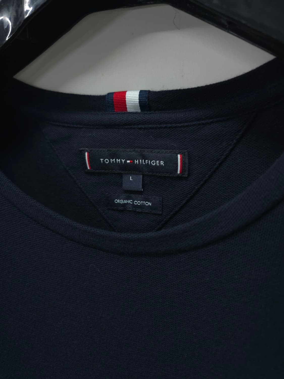 타미힐피거 오가닉 코튼 시그니처 배색 포켓 반팔 티셔츠(100) 상품이미지4